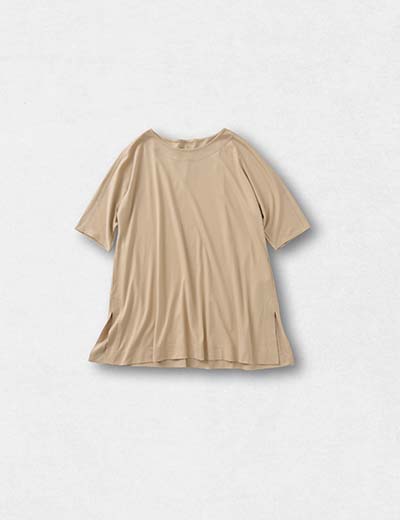 ヨーガンレール (ババグーリ)インターシャ　Tシャツ ババグーリ“ロゴインターシャ”の半袖Tシャツ | 長野ヨーガン