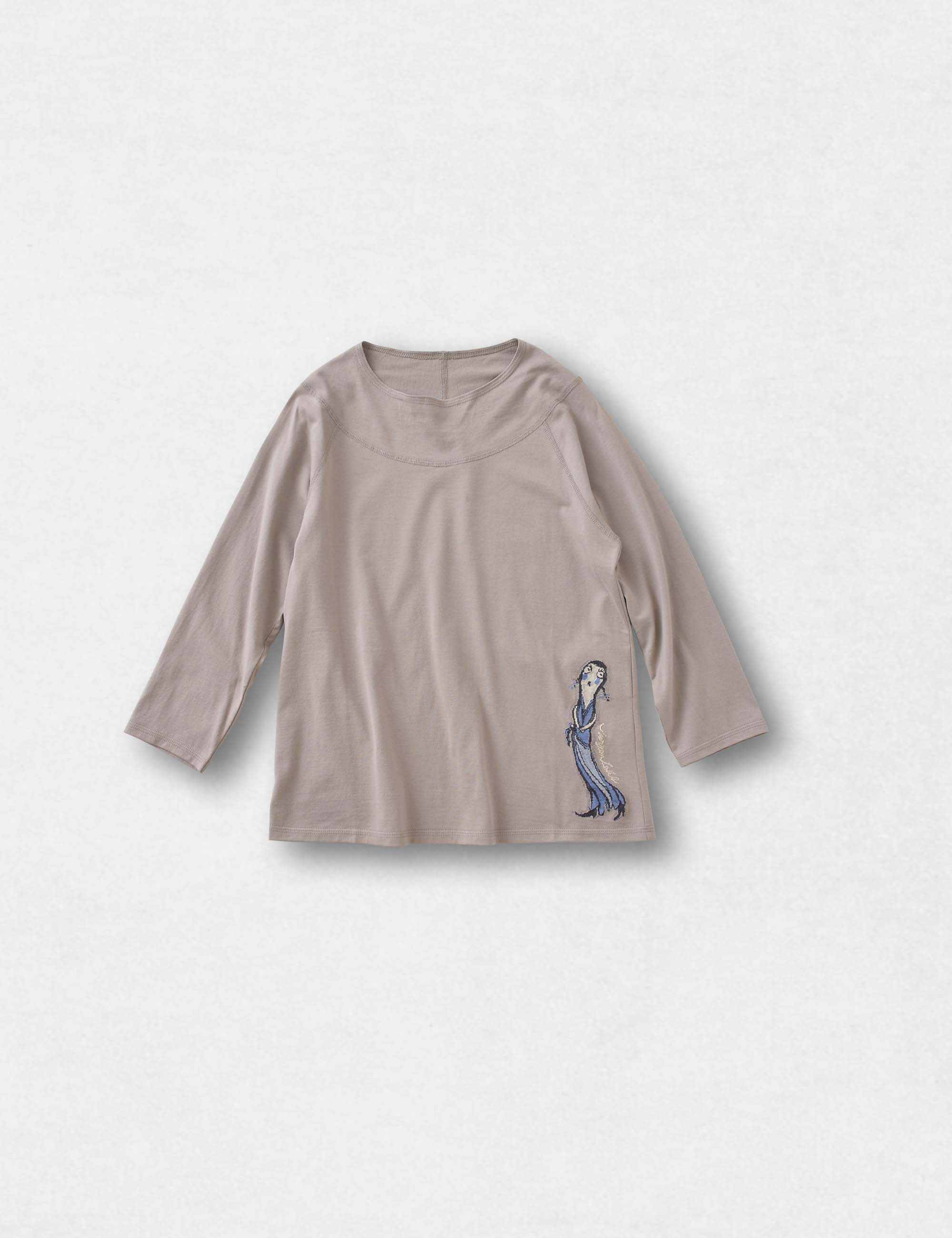 10.ロゴインターシャのレディスTシャツ(sale) / ヨーガンレール