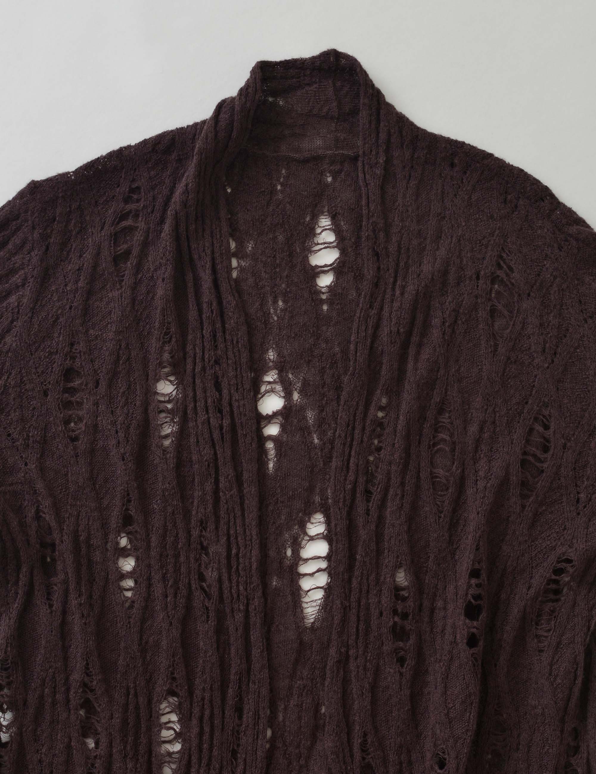 23.ウールレースのニットジャケット(sale) / ヨーガンレール