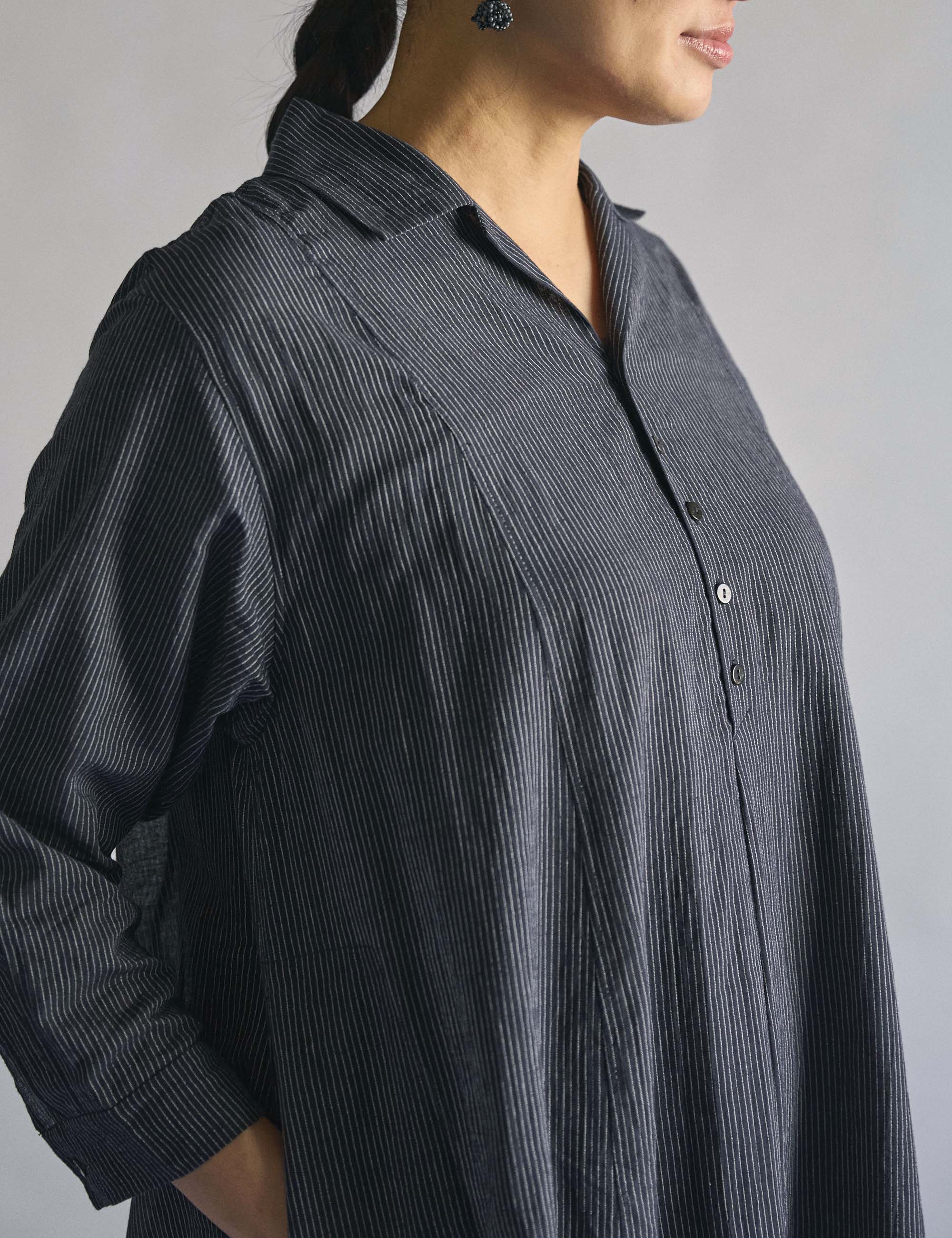 32.コットンストライプのドレス(sale) / ヨーガンレール | ヨーガン