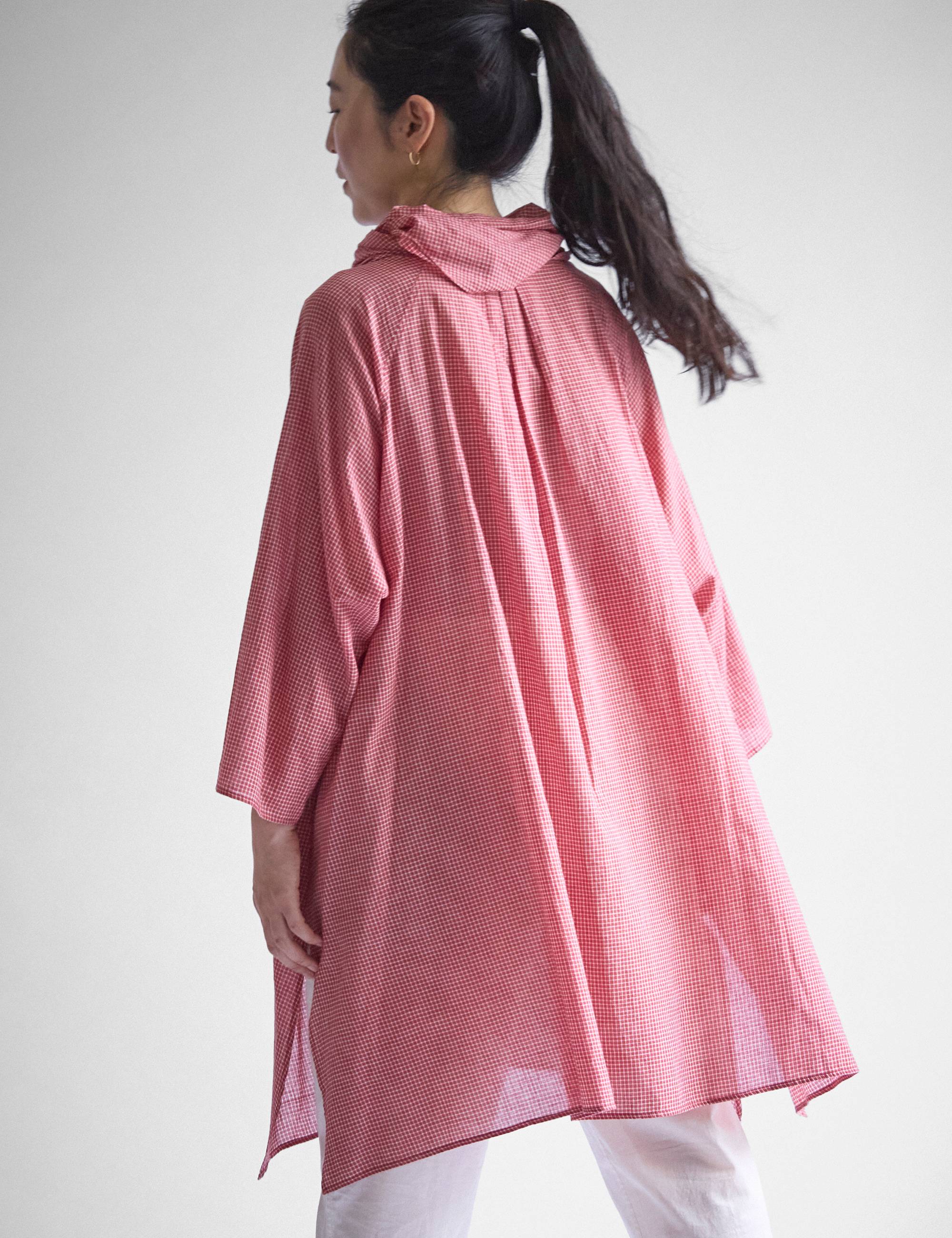 ヨーガンレール 15AW オーバルジャカードオフタートルニットチュニック 27.コットンチェックのチュニック (sale) / ヨーガンレール | ヨーガン