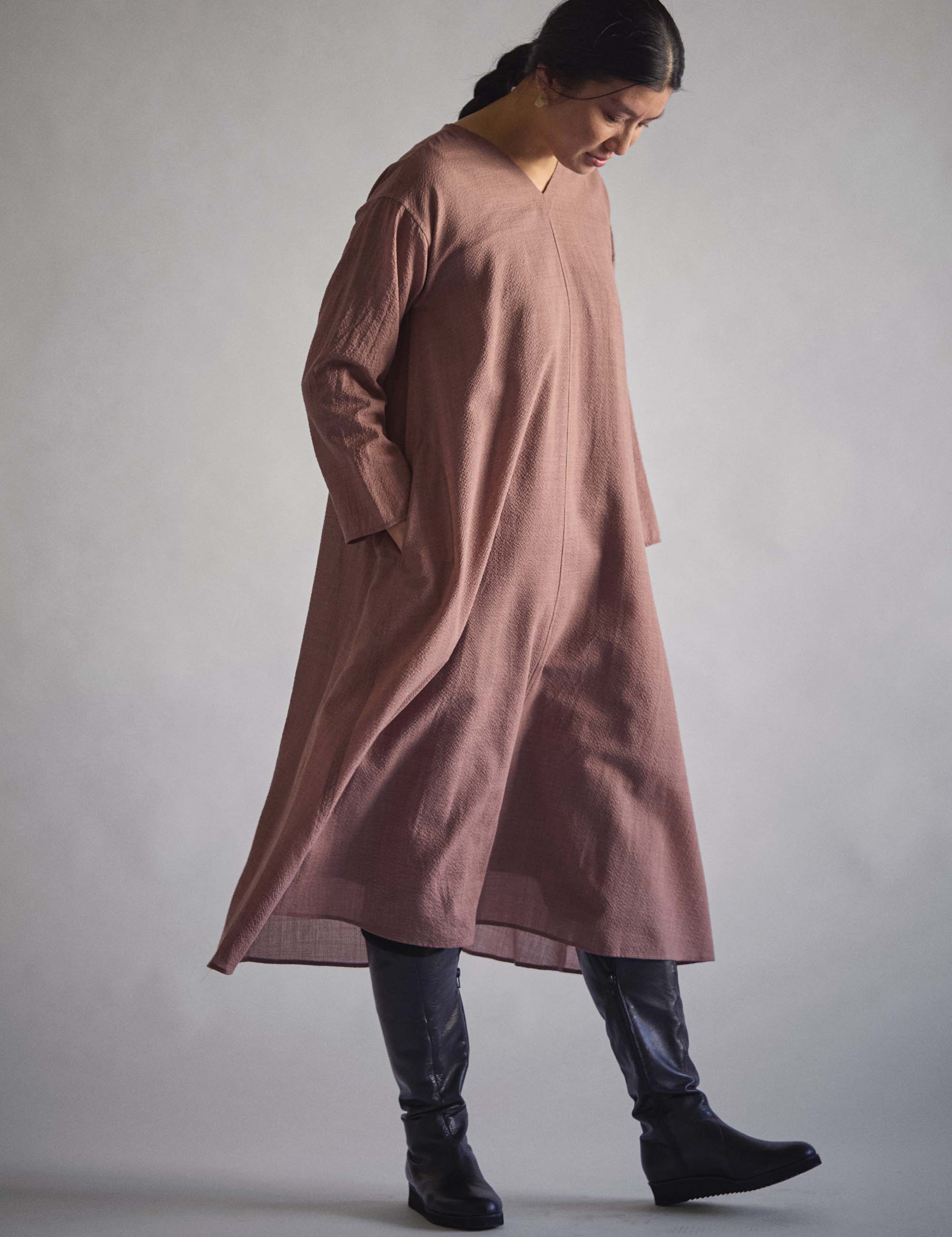 31.ウールコットン平のドレス (sale) / ヨーガンレール | ヨーガン