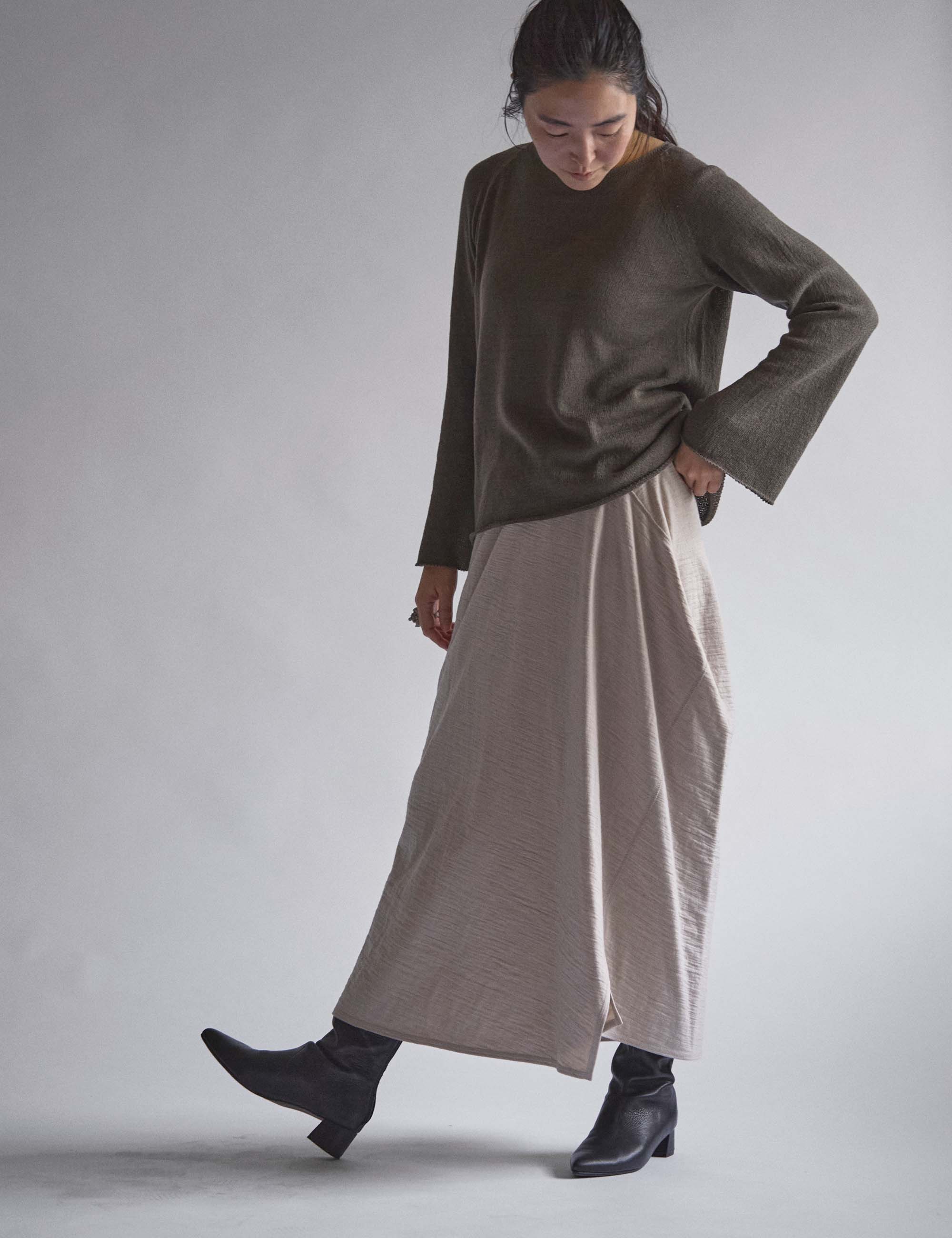 46.ウールコットンのスカート (sale) / ヨーガンレール | ヨーガン