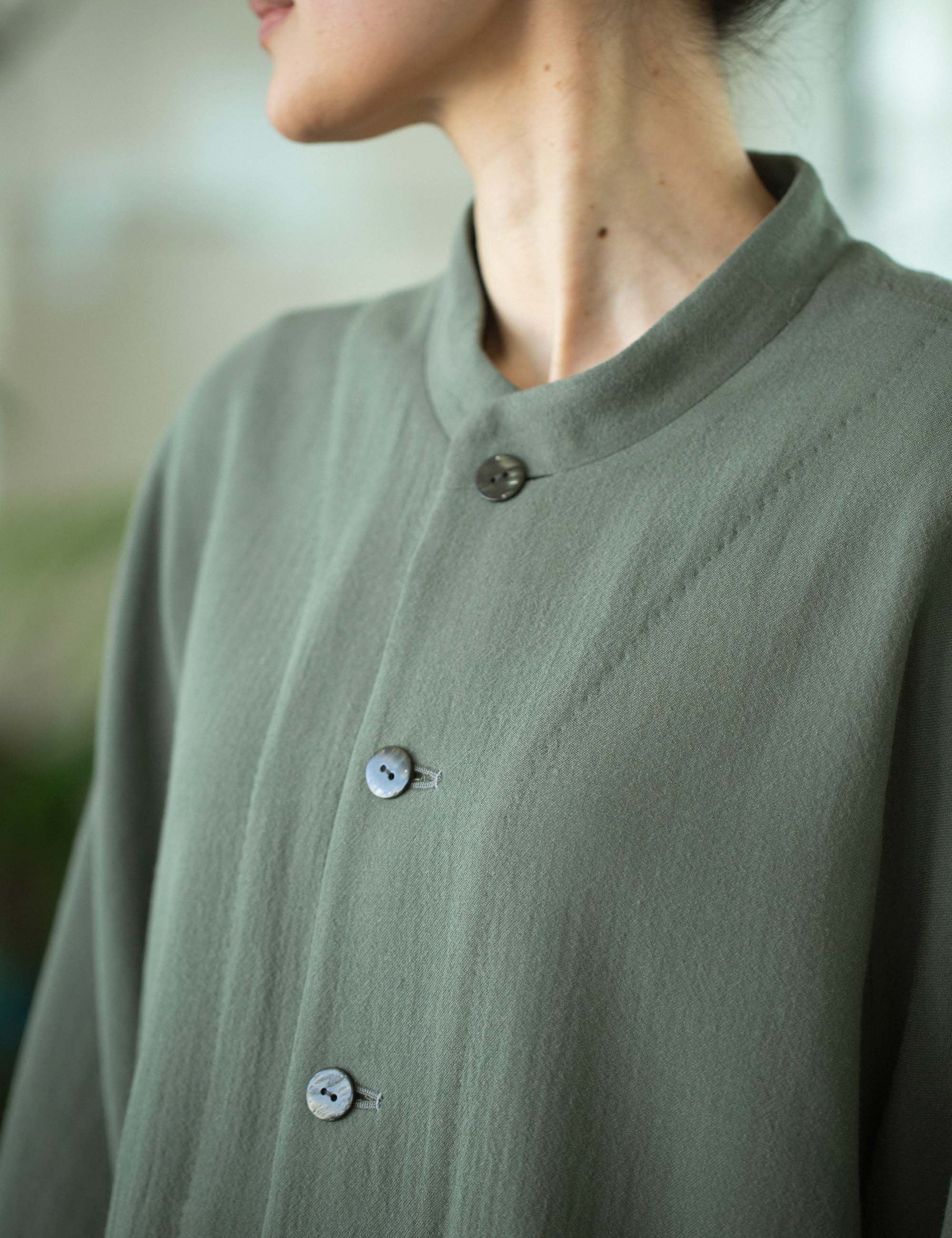 ウールコットンダブルのレディスジャケット / ヨーガンレール