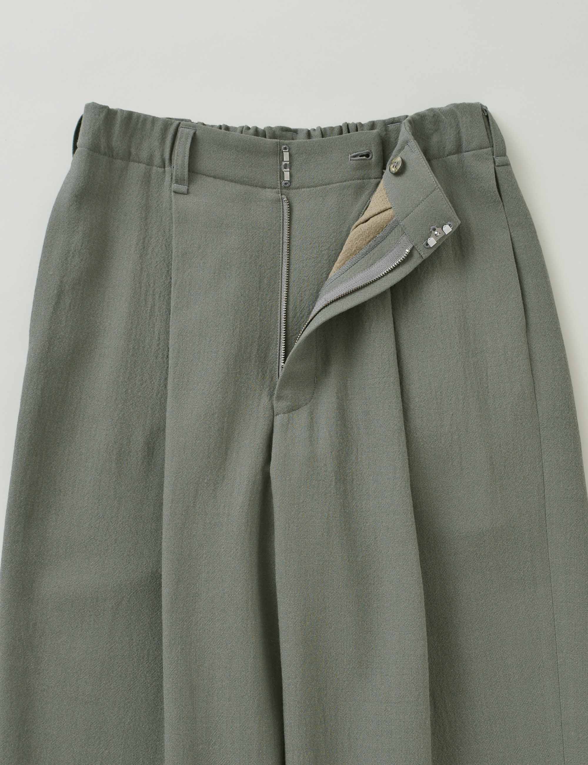 Mihorin JURGEN LEHL ヨーガンレール ウールパンツ ウールコットンダブルのレディスパンツ / ヨーガンレール