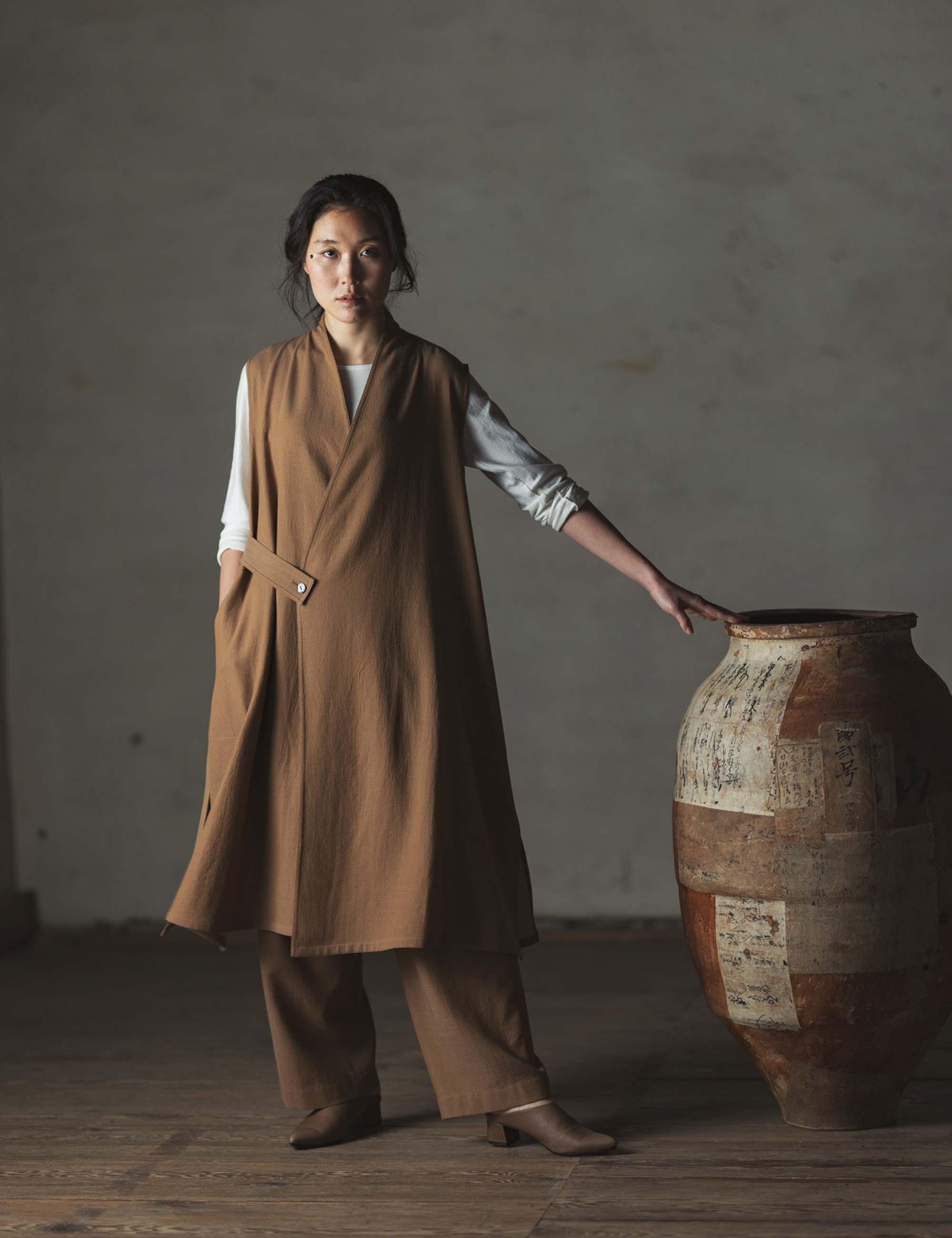 JURGEN LEHL ヨーガンレール　カジュアルパンツ　コットン コットンツイルのレディスパンツ / ヨーガンレール | ヨーガン