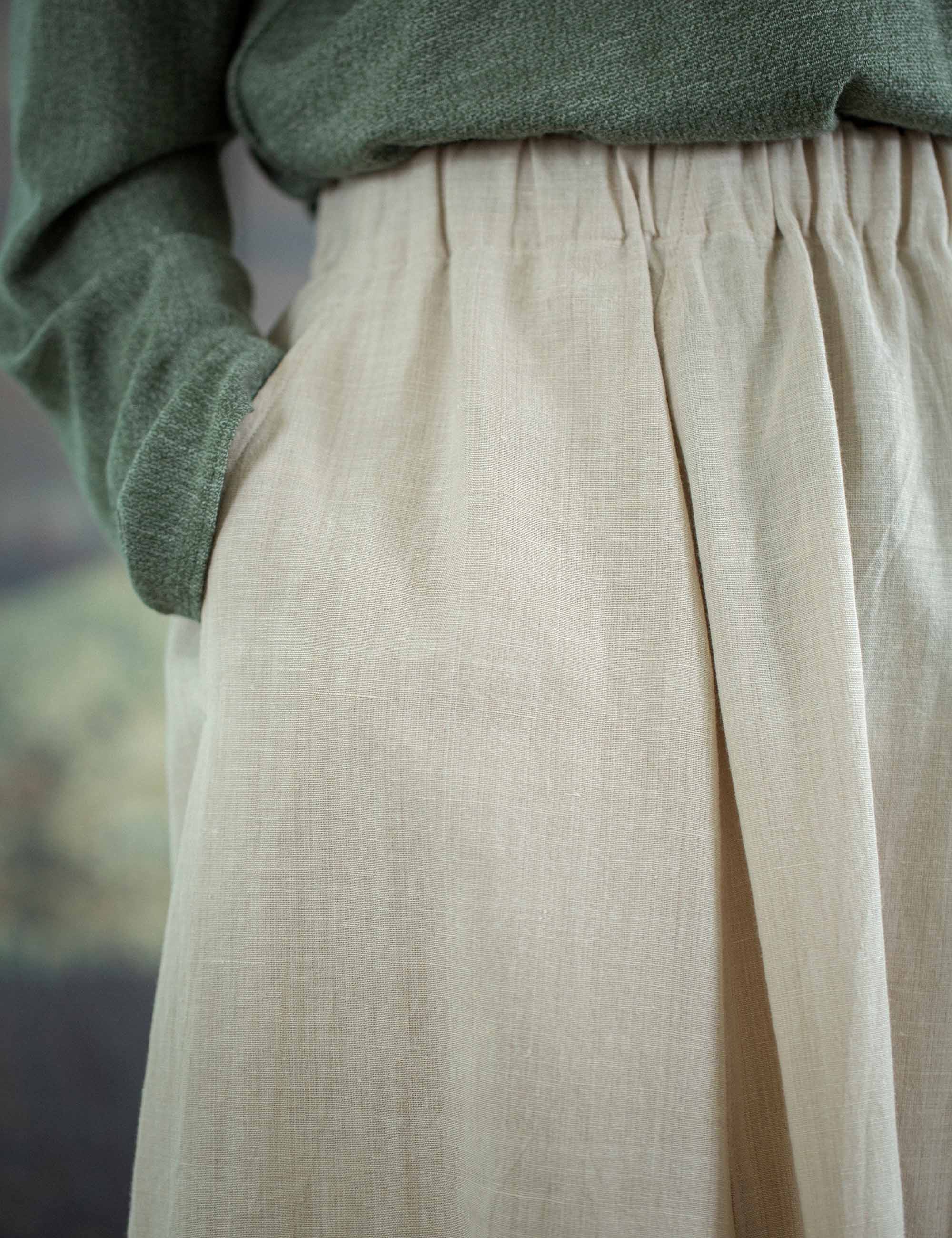 コットン手織厚手のスカート / ヨーガンレール | ヨーガンレール