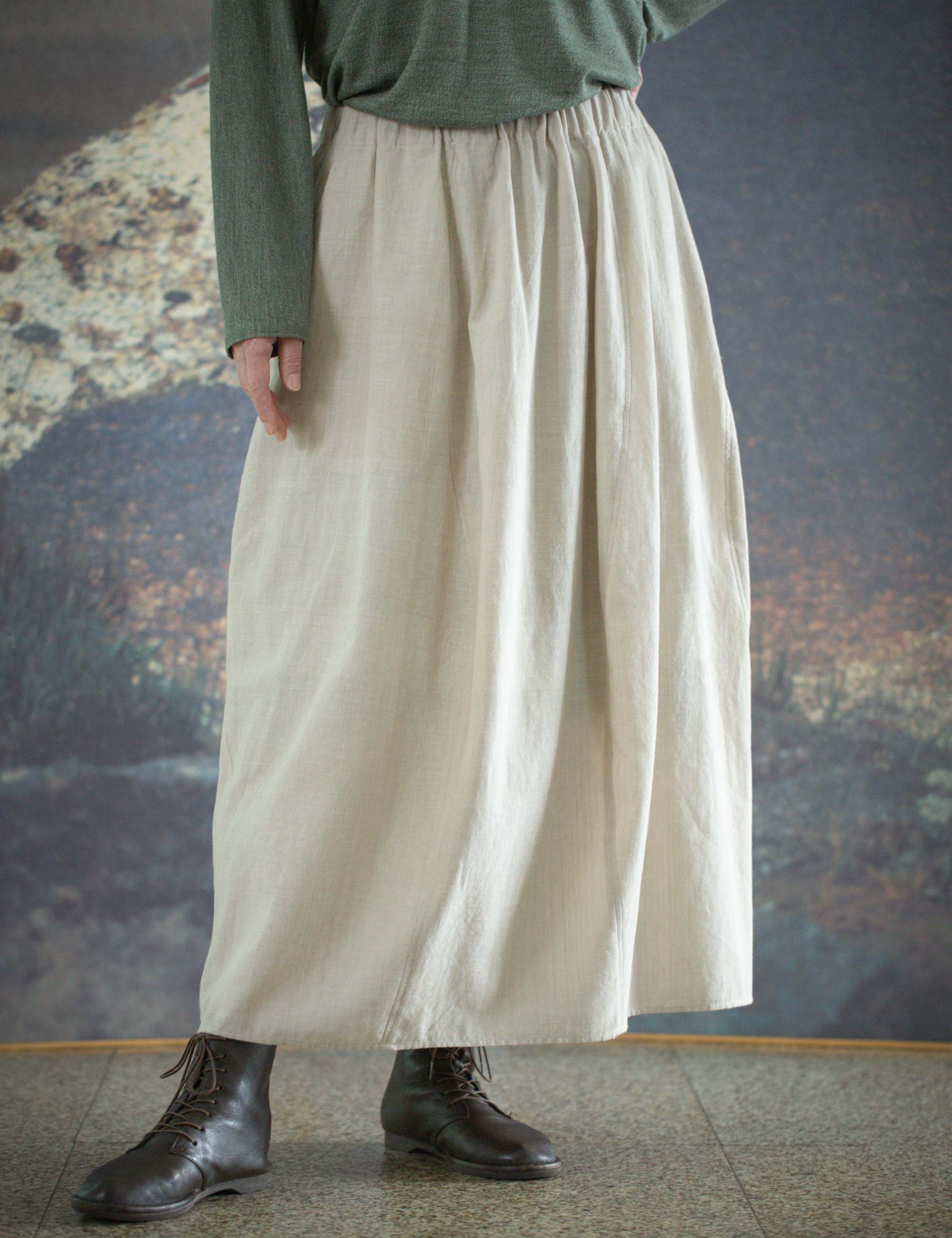 コットン手織厚手のスカート / ヨーガンレール | ヨーガンレール