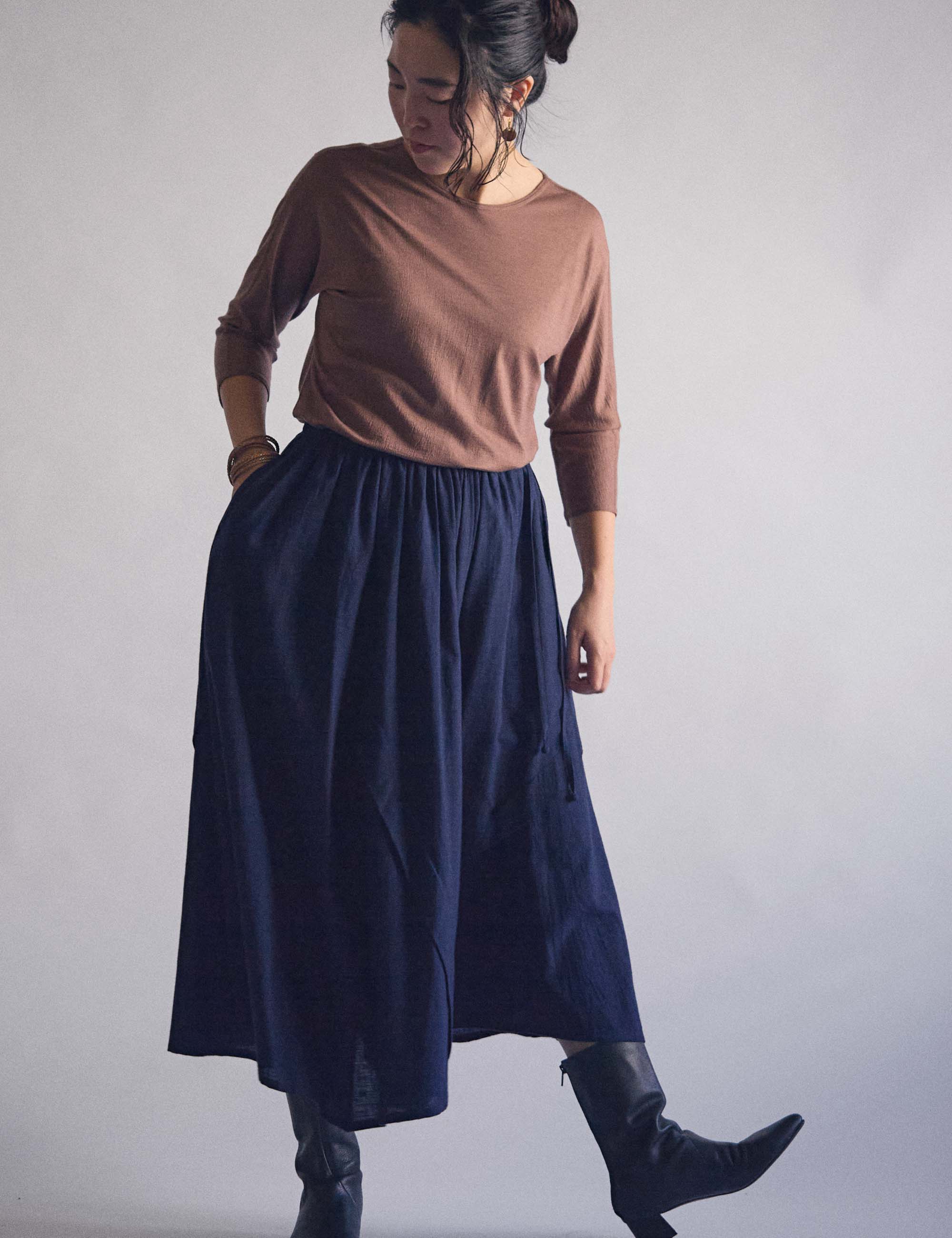 5.防縮ウールSZ天竺のレディスカットソー (sale) / ヨーガンレール