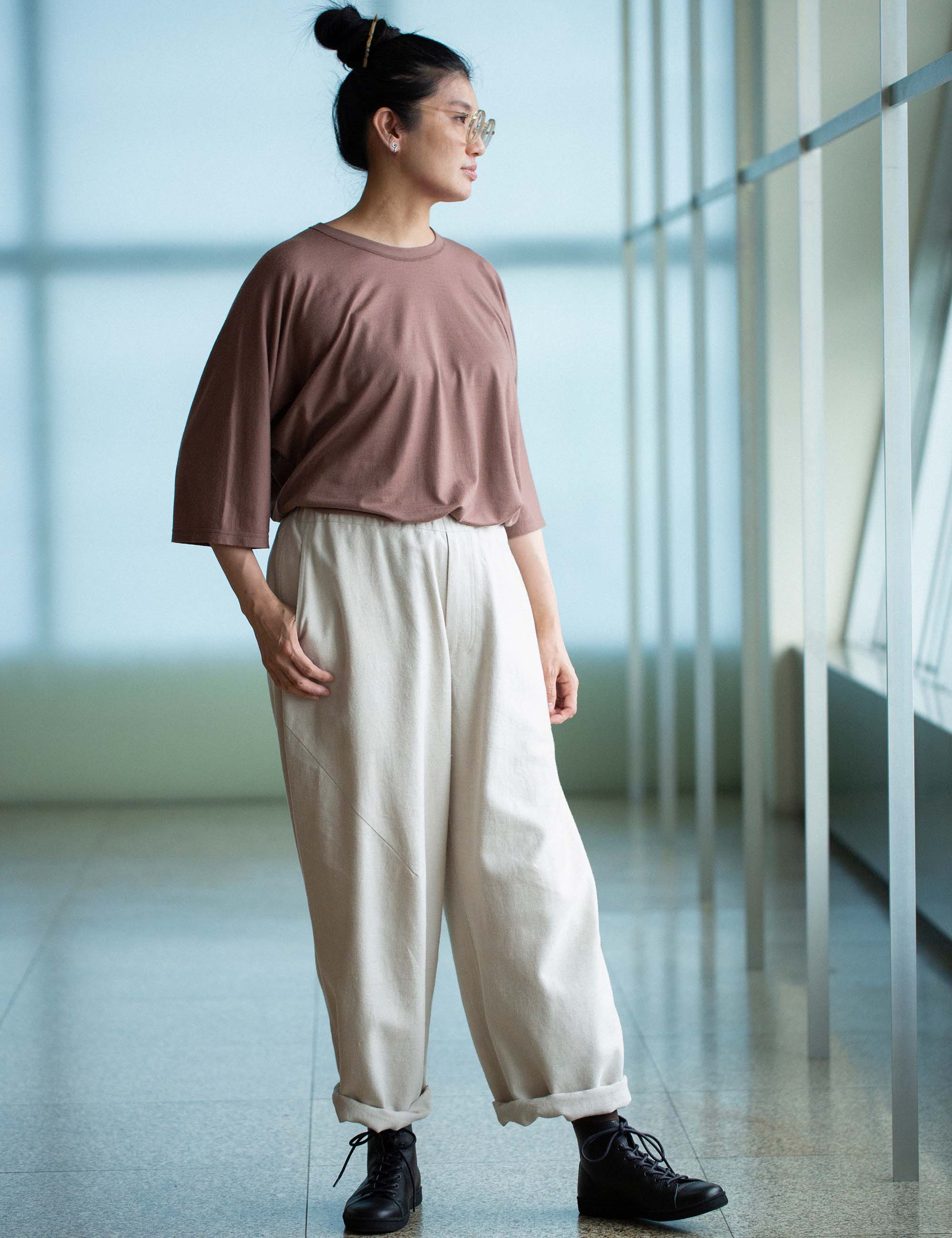 防縮ウールSZ天竺のメンズカットソー / ヨーガンレール | ヨーガン