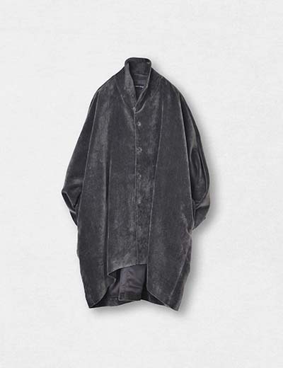 ■ヨーガンレール JURGEN LEHL *アンゴラ混ロングタイトスカート*L無地ウール混チャコールグレーレディース1218【72L81】 中古 ヨーガンレールJURGEN LEHL アンゴラウールネップ