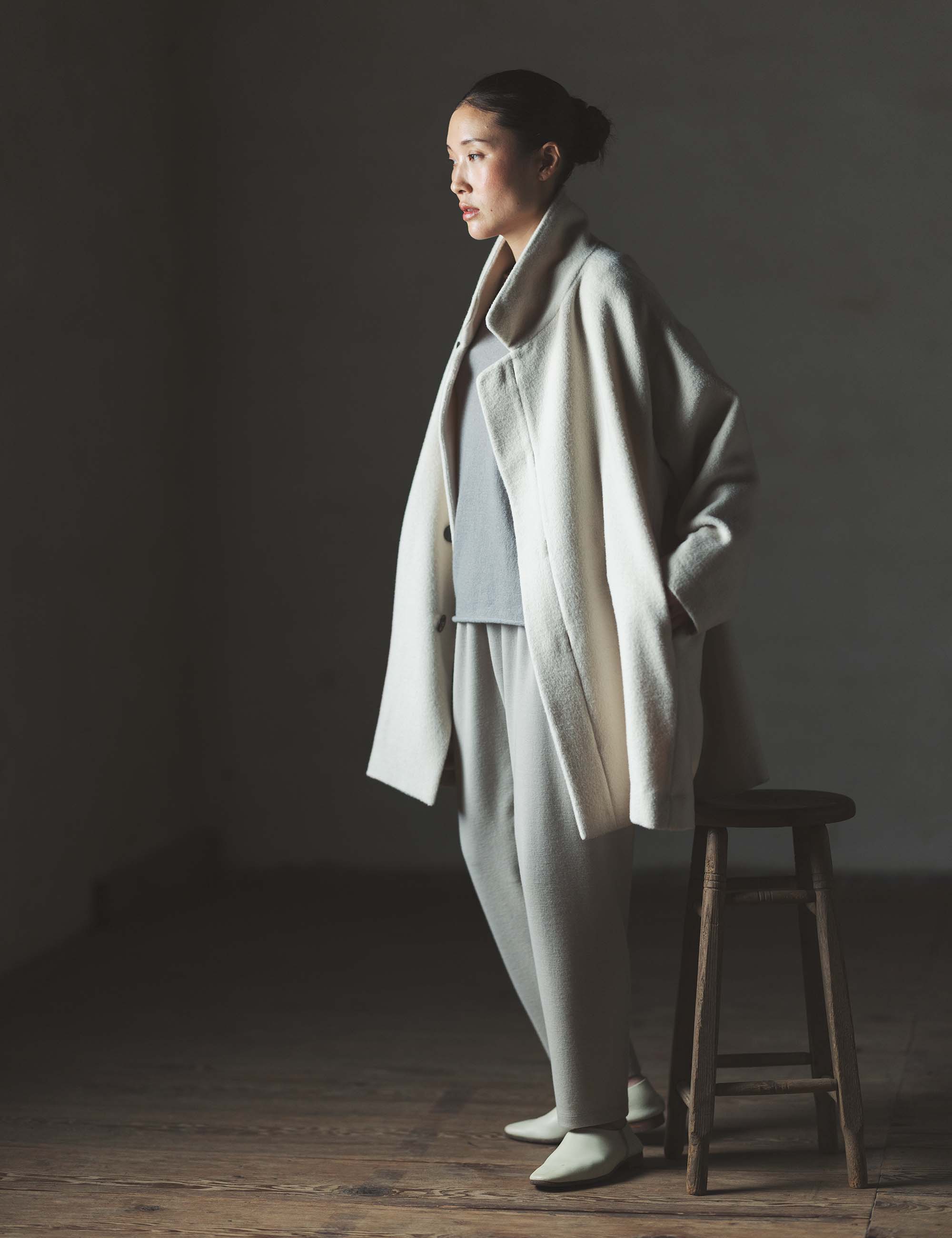 ウールアルパカモッサのレディスコート / ヨーガンレール | ヨーガン