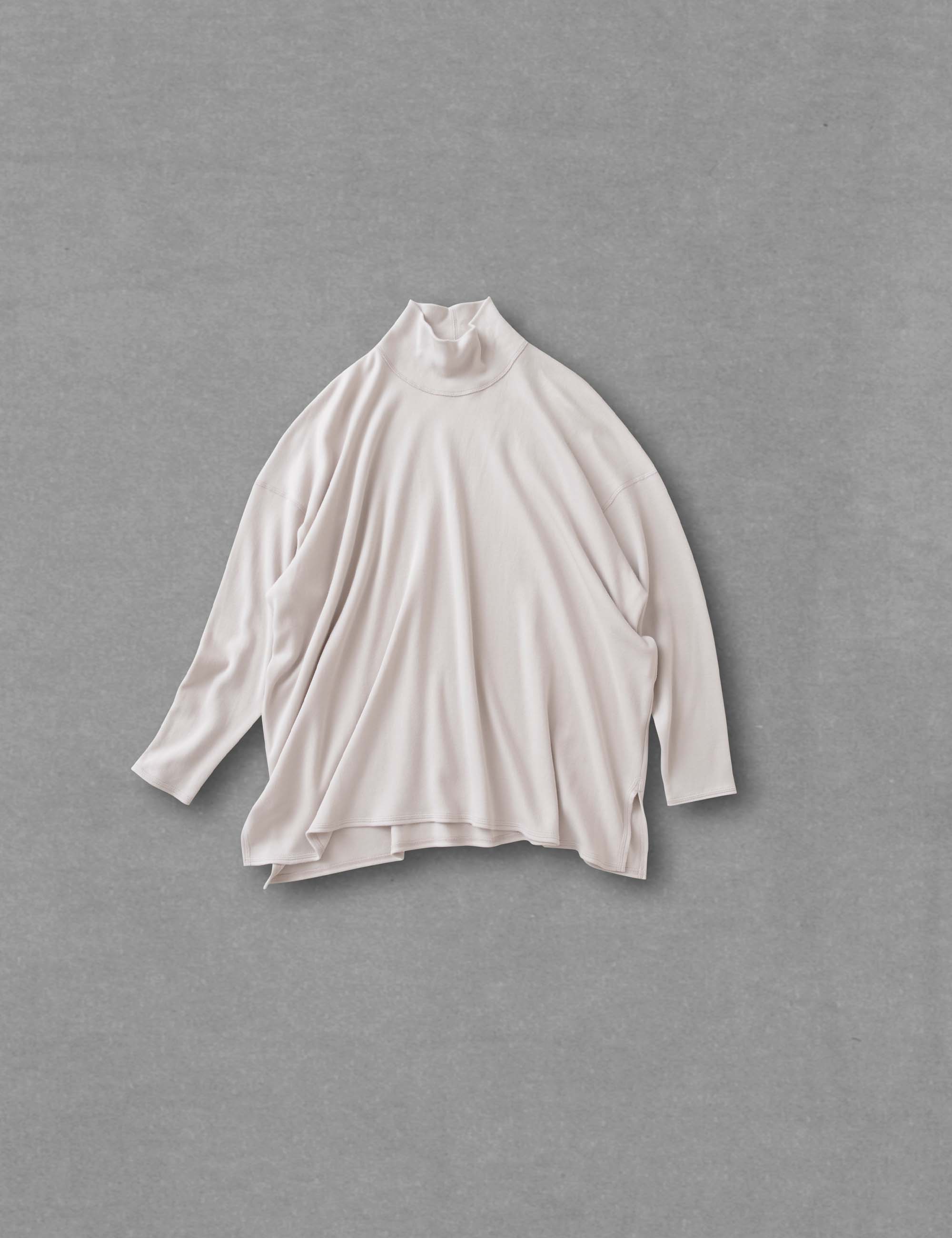 ヨーガンレール　2022年未使用カットフラワーラウンドネックプルオーバー オーガニックコットンスムースのレディスカットソー / ヨーガンレール