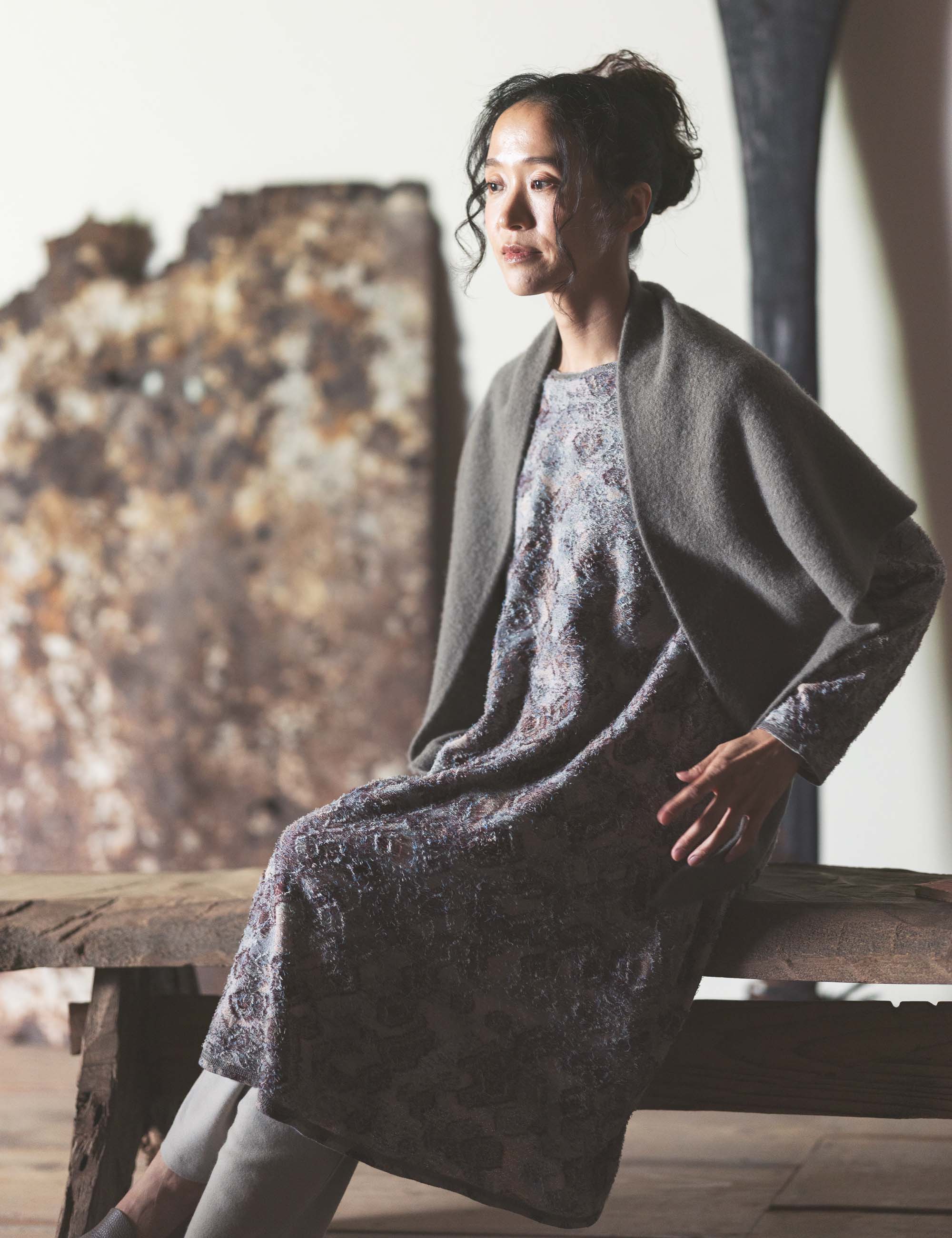 ヨーガンレール　 ババグーリ　　チュニック カシミヤのチュニック / ババグーリ | ヨーガンレール ババグーリ