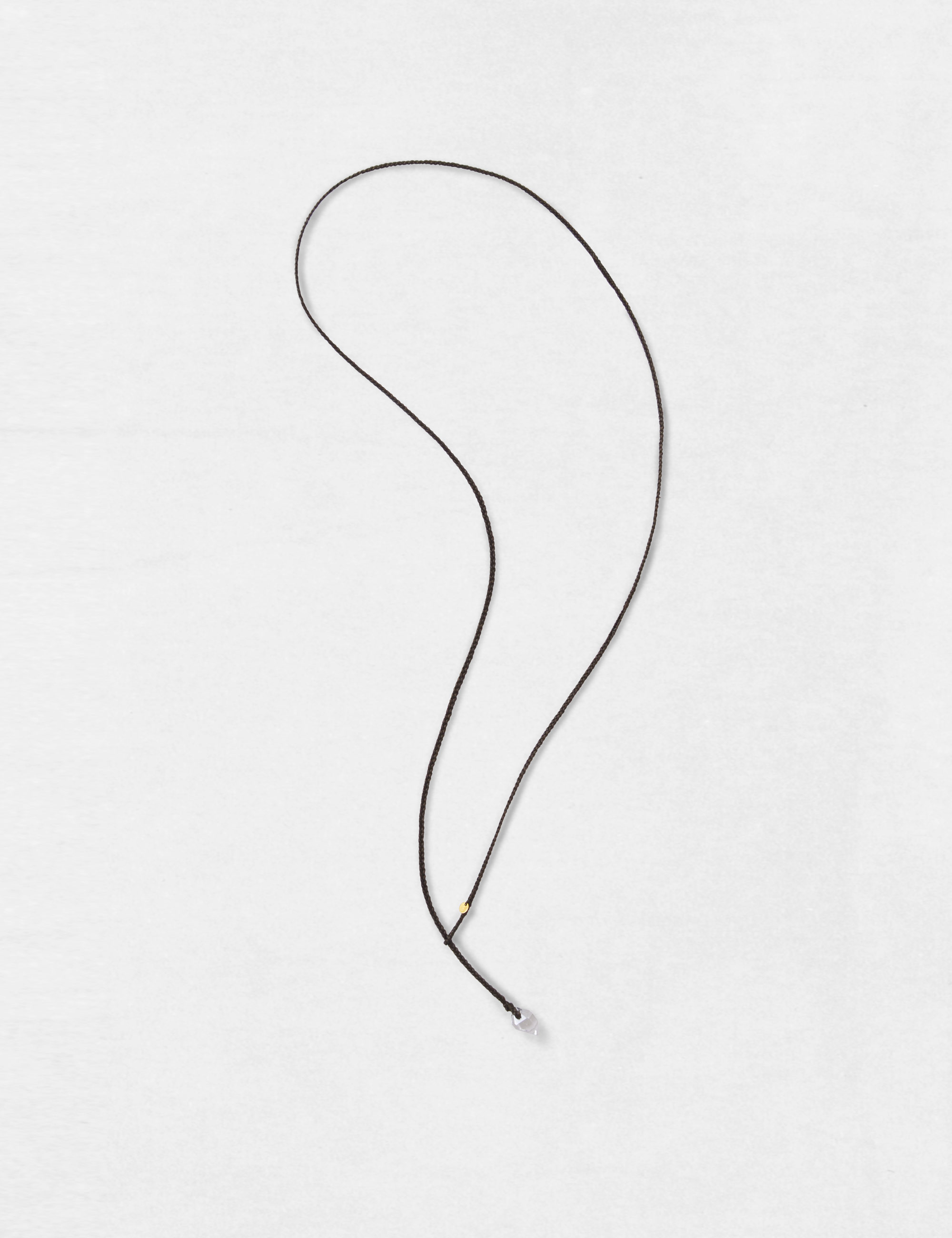 サイズ【希少・美品】ヨーガンレール 純銀 シルバー シルク紐 たまご型ネックレス