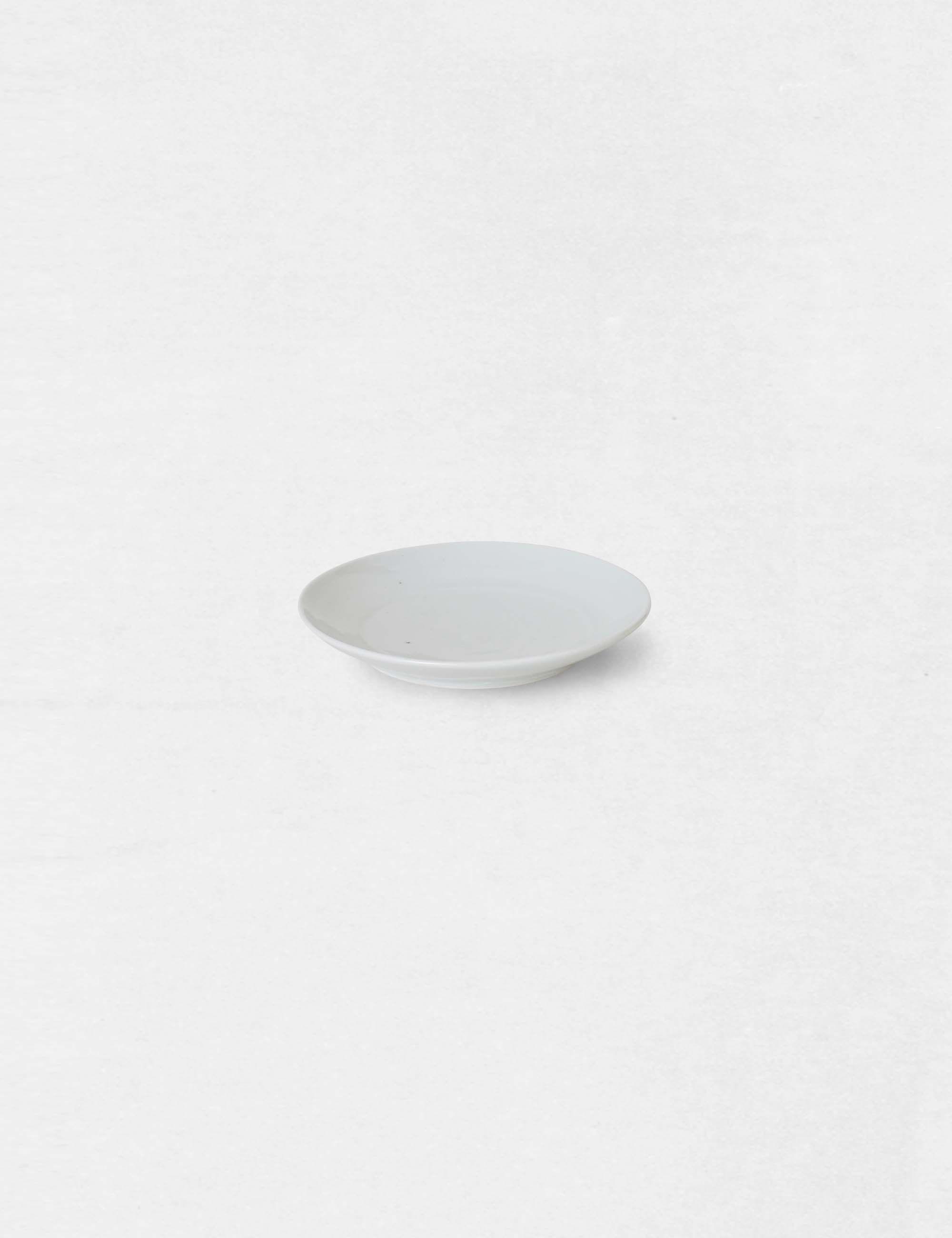 白磁 瑠璃磁の小皿 / ババグーリ