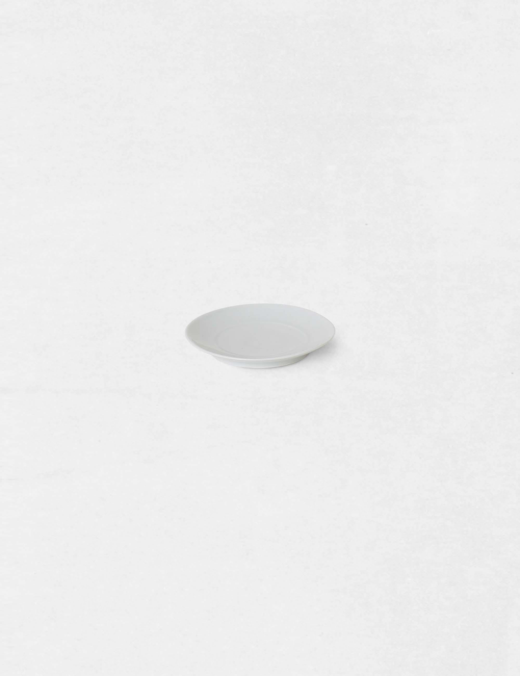 白磁 瑠璃磁の豆皿 / ババグーリ