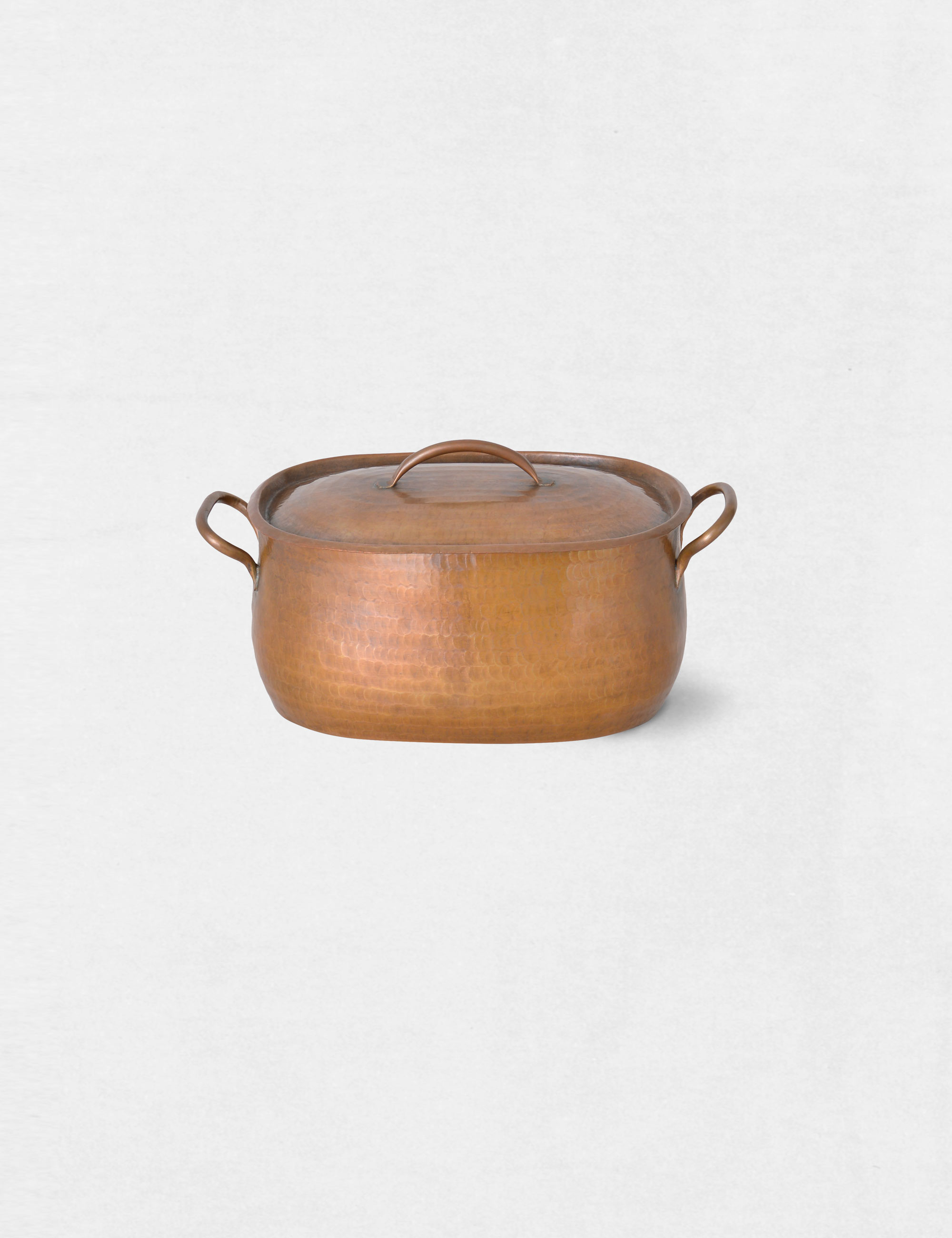 銅の両手鍋 (オーバル型) / ババグーリ