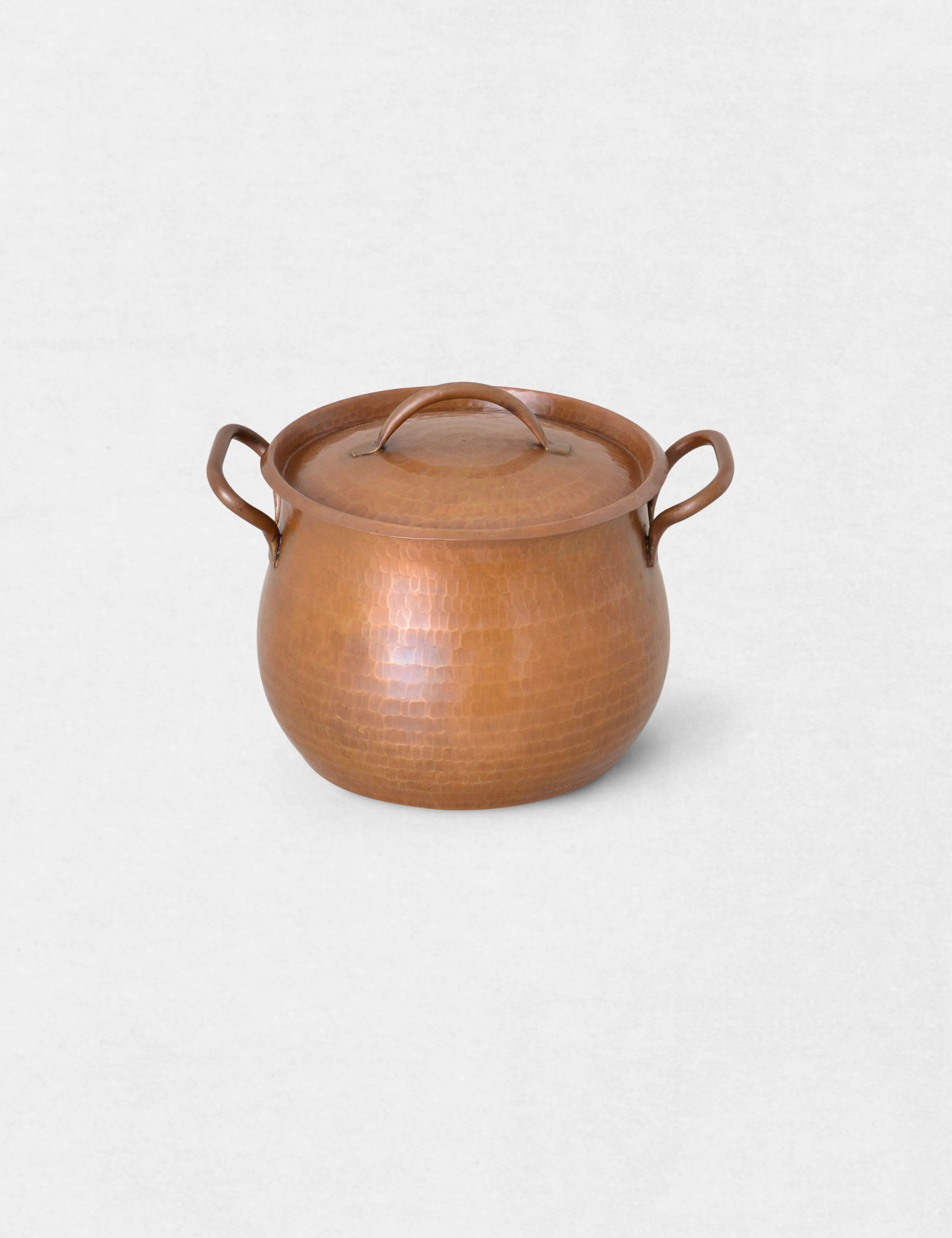 銅の両手鍋 (L) / ババグーリ