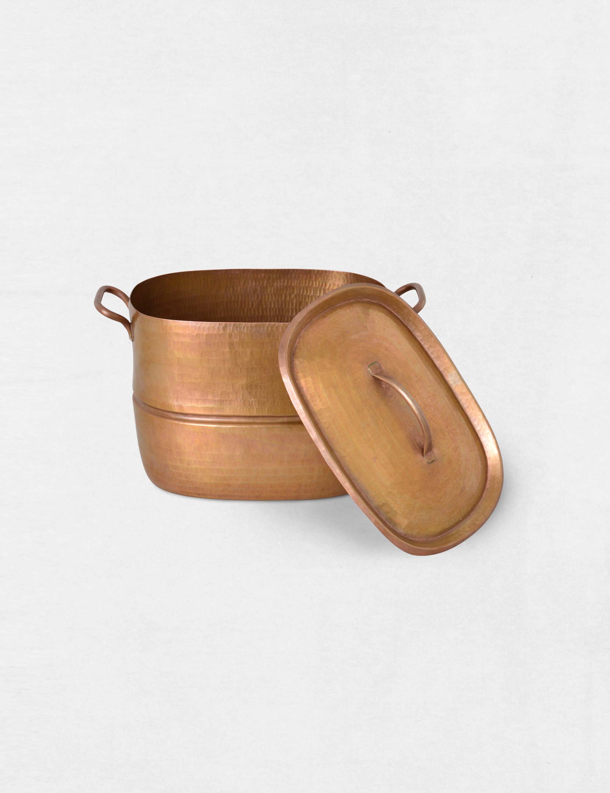 銅の蒸し器 (楕円型) / ババグーリ
