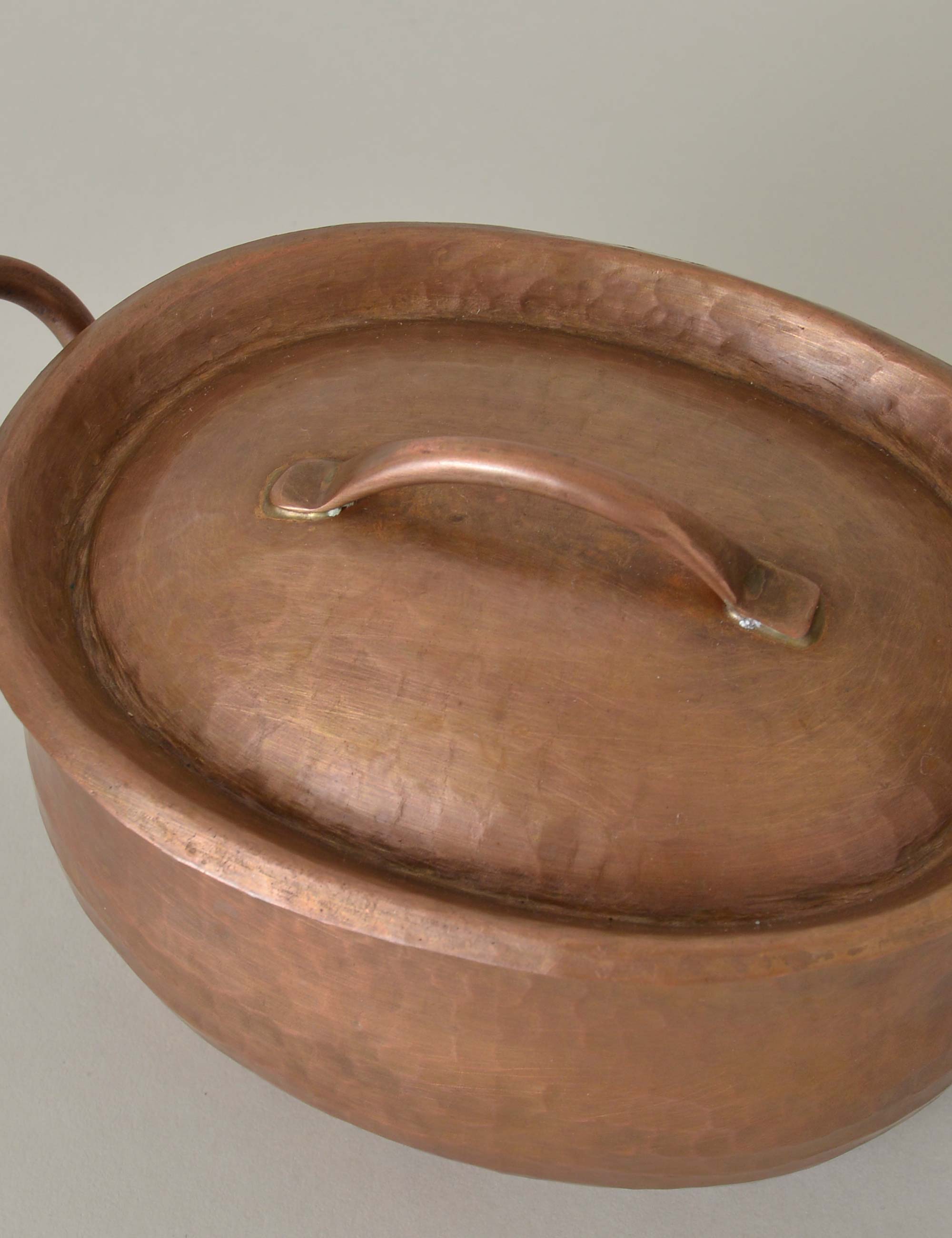 銅の両手鍋(小・楕円) / ババグーリ