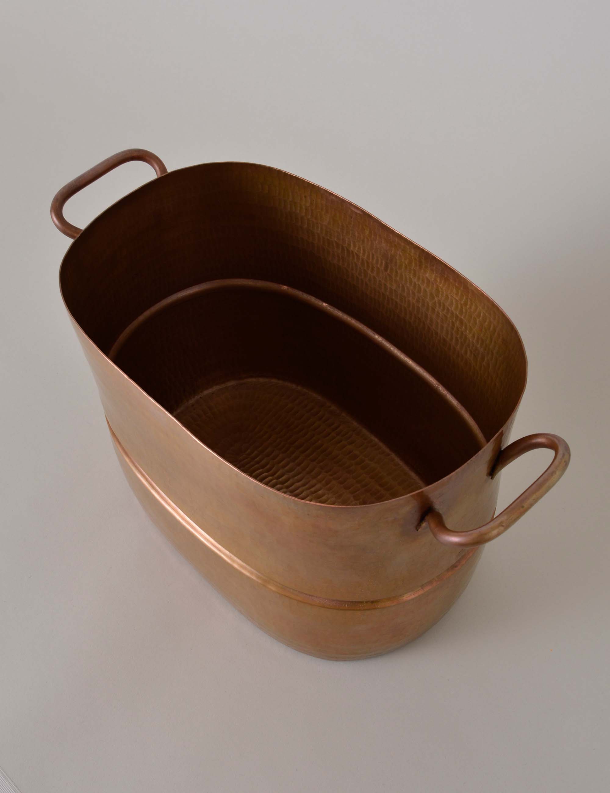 ババグーリ 銅 未使用品 蒸し鍋 傷あり 定価81,400円 銅の蒸し器(楕円型) / ババグーリ | ヨーガンレール ババグーリ