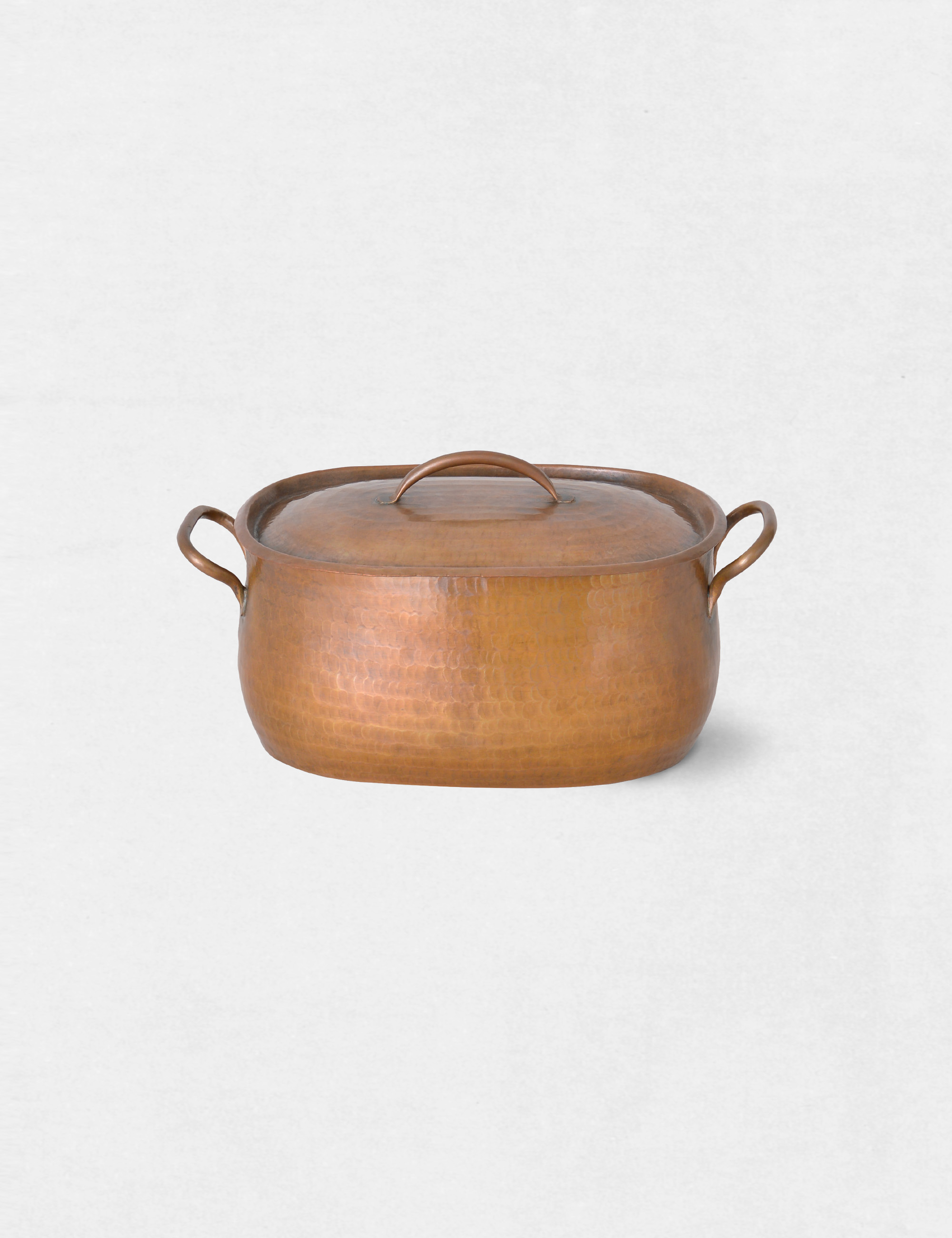 銅の浅型両手鍋(オーバル型) / ババグーリ | ヨーガンレール