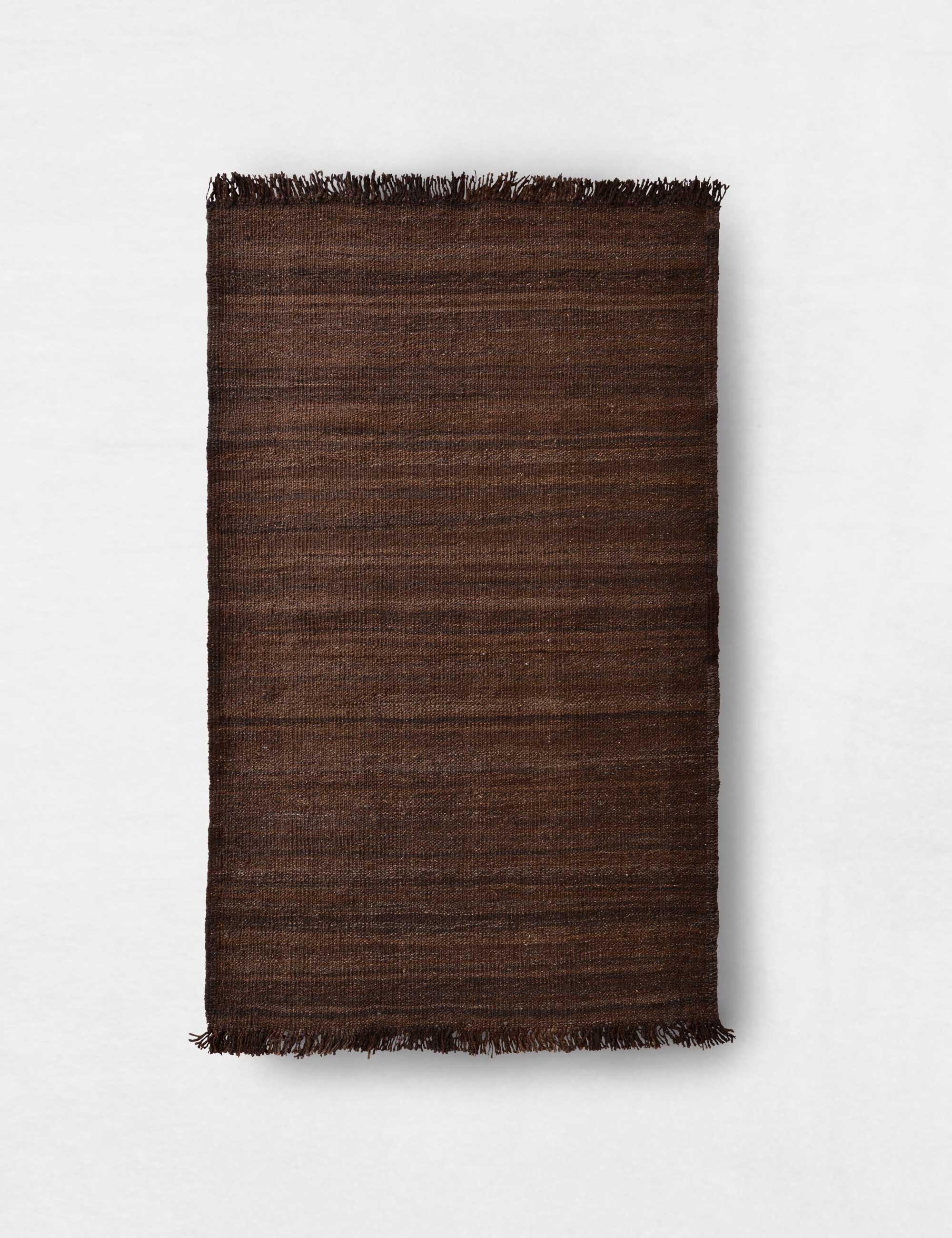 ウールの手織りラグ (M) / ババグーリ