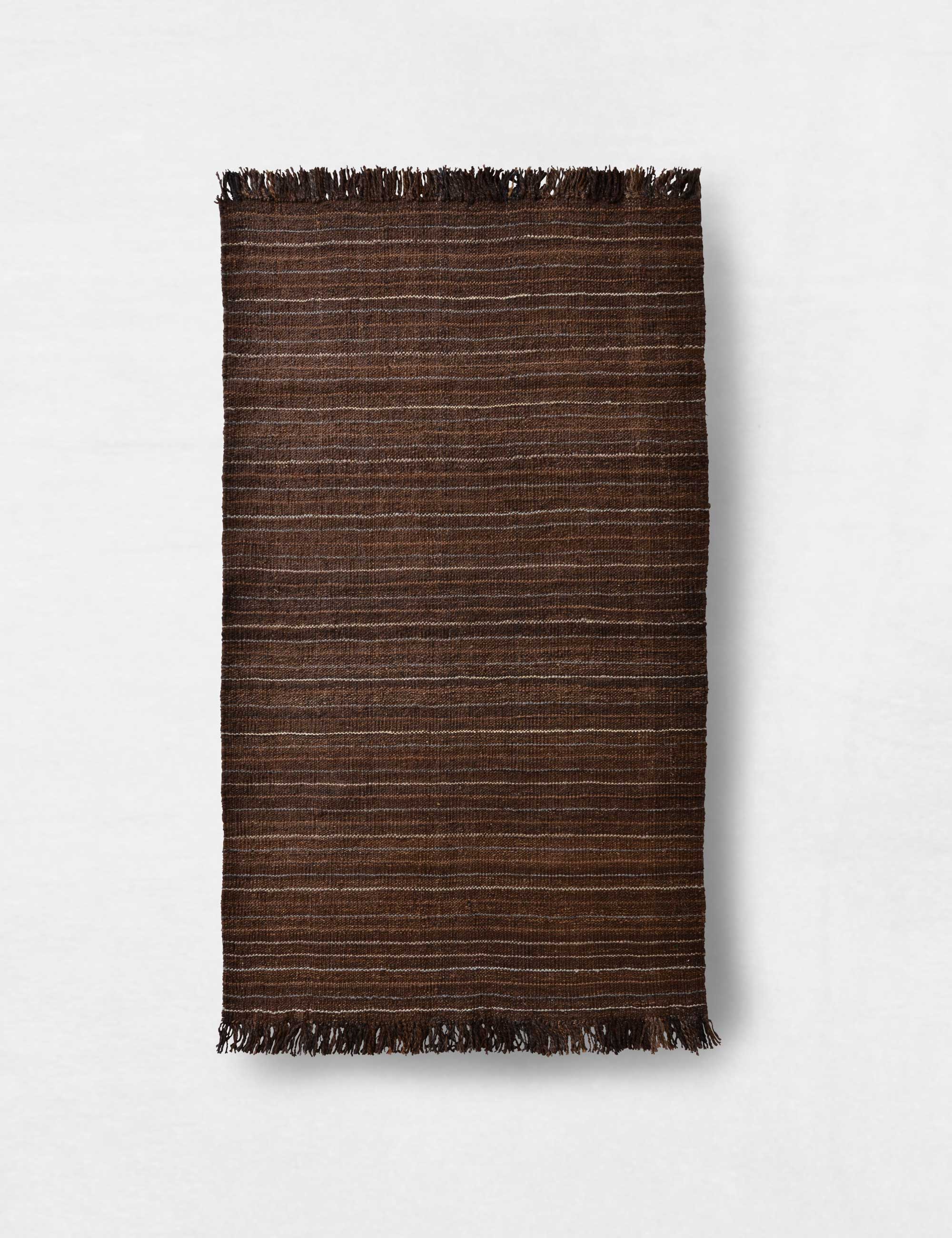 ウールの手織りラグ (M) / ババグーリ