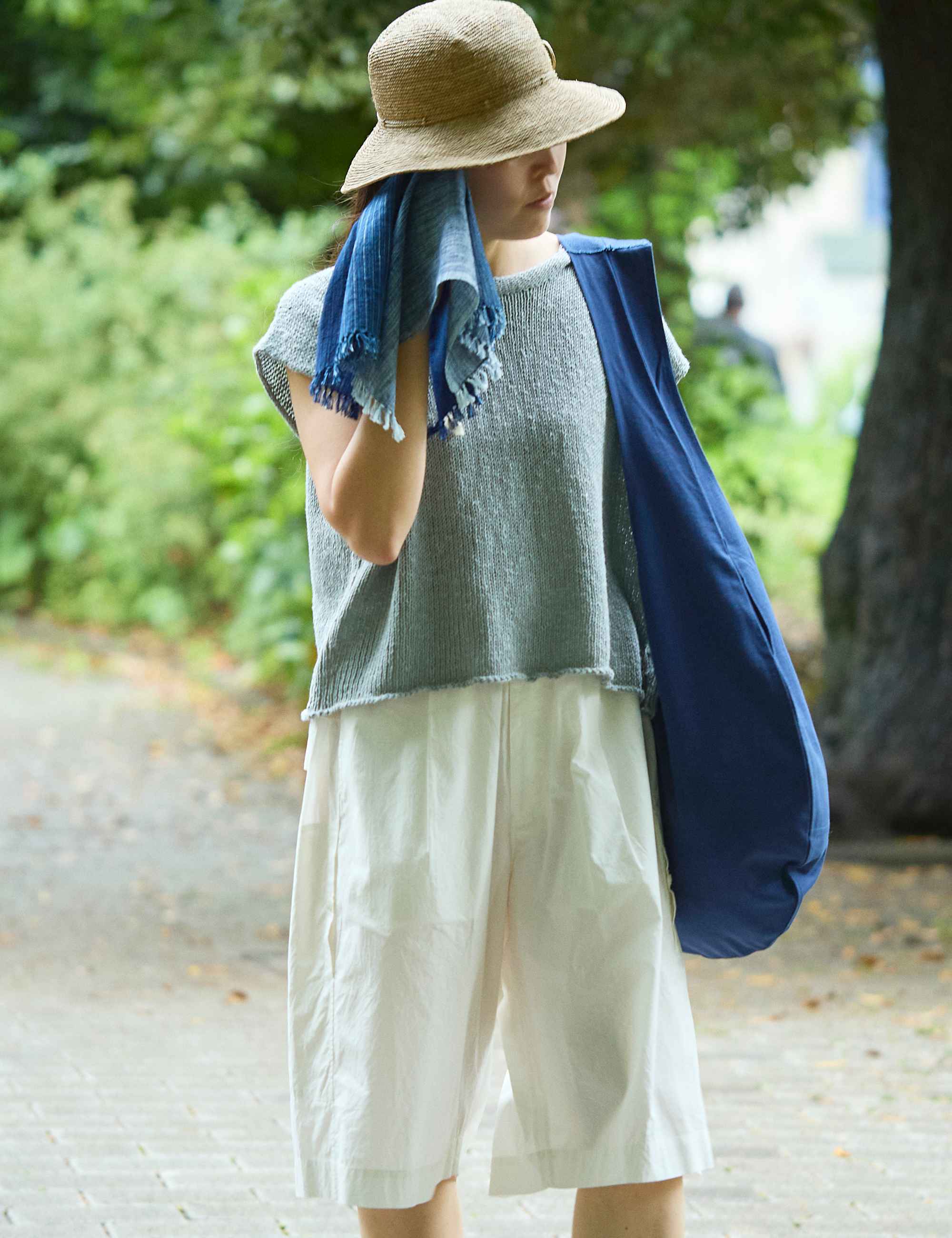 コットンバッグと手織りのハンドタオルのセット(sale) / ババグーリ