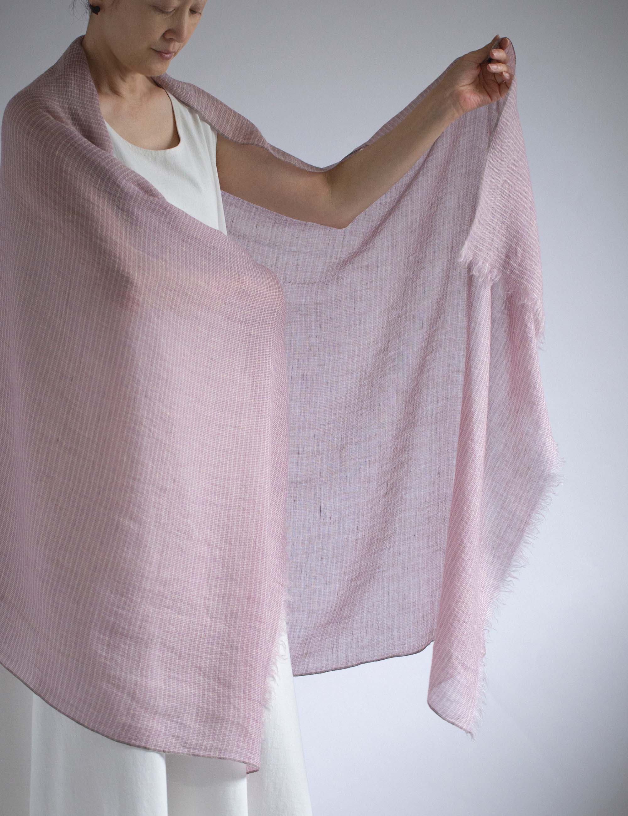 50.カシミヤリネンスカーフ(sale) / ババグーリ | ヨーガン