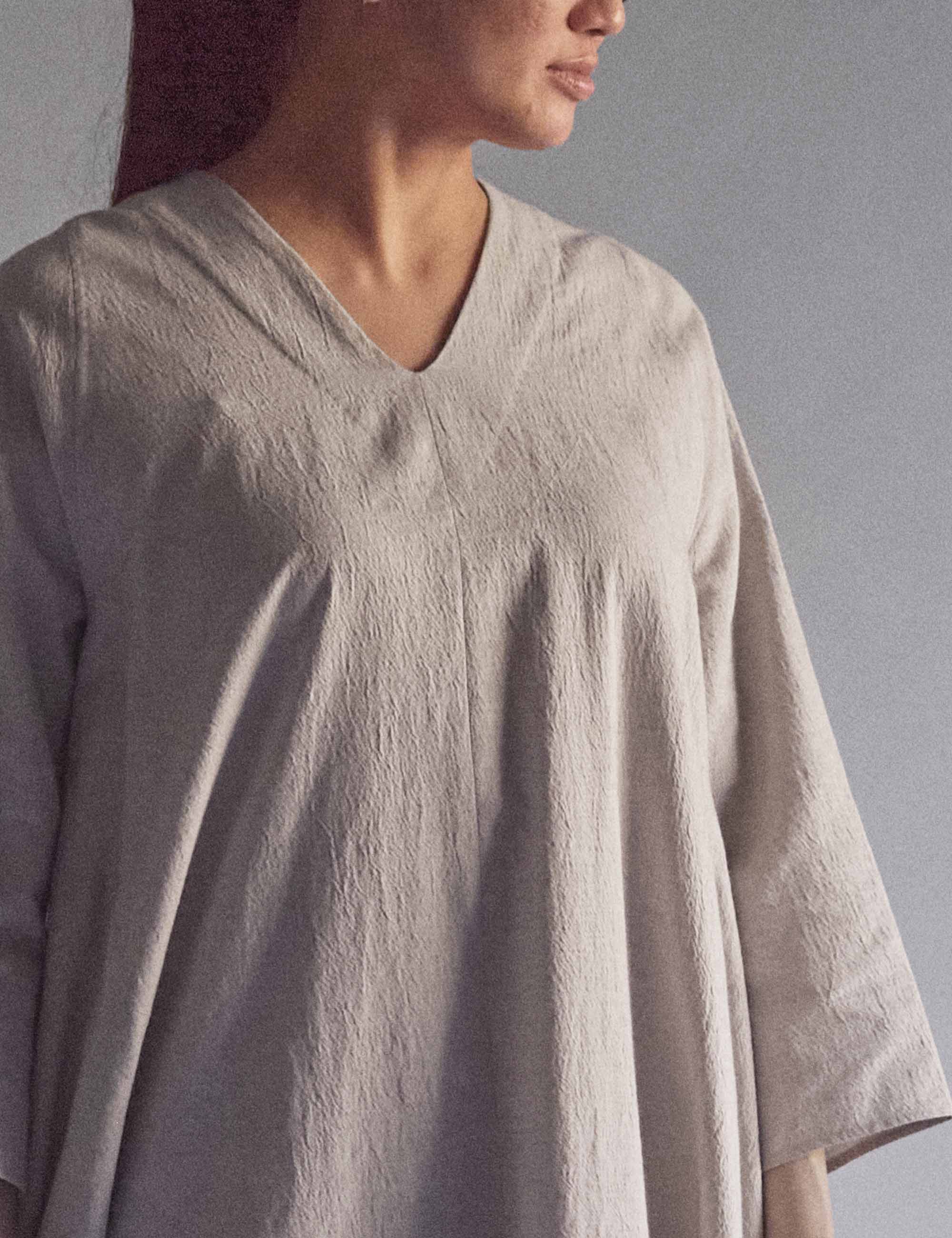 28.コットンヤクタンブラーのチュニック(sale) / ババグーリ