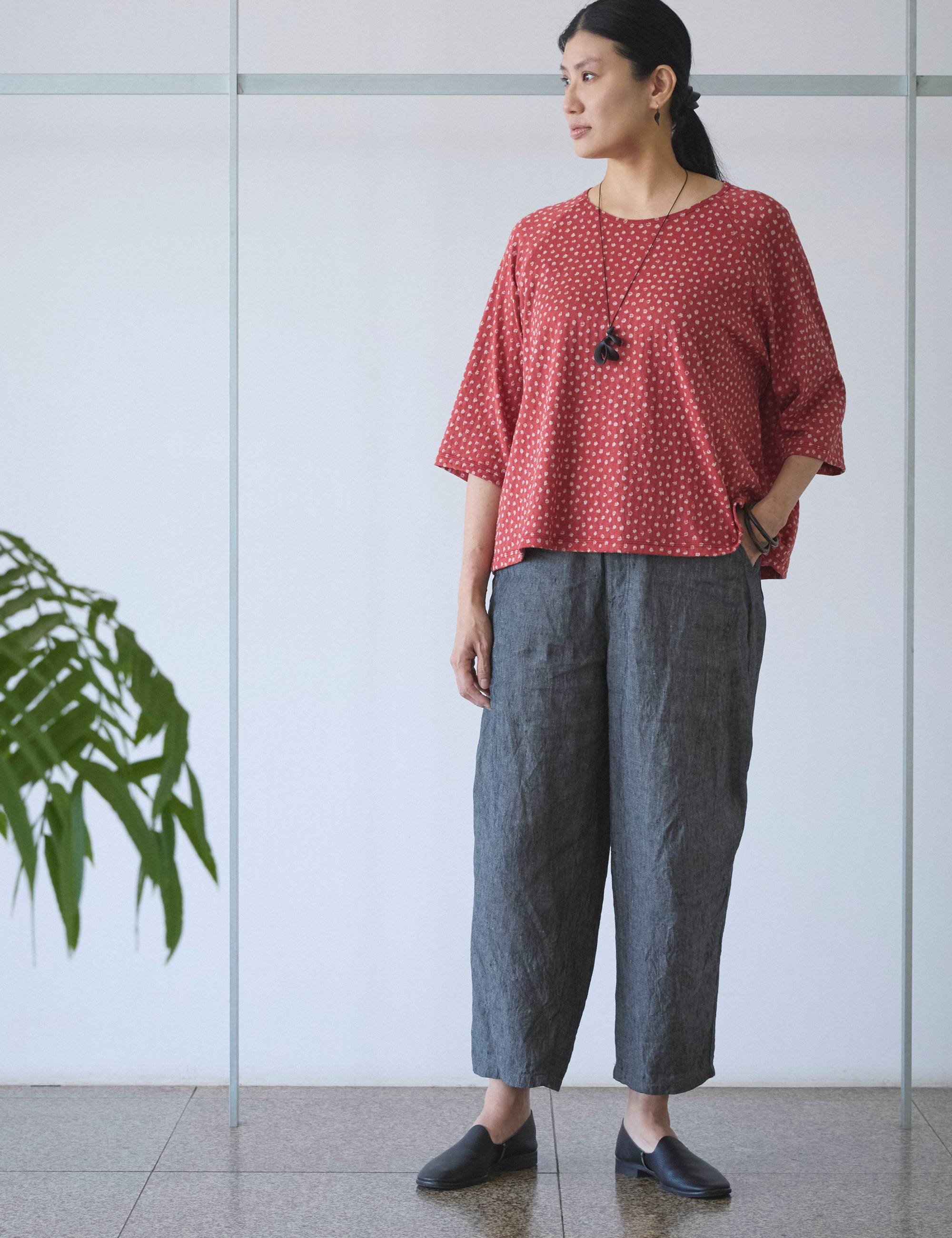 45.リネンデニムのレディスパンツ (sale) / ババグーリ | ヨーガン