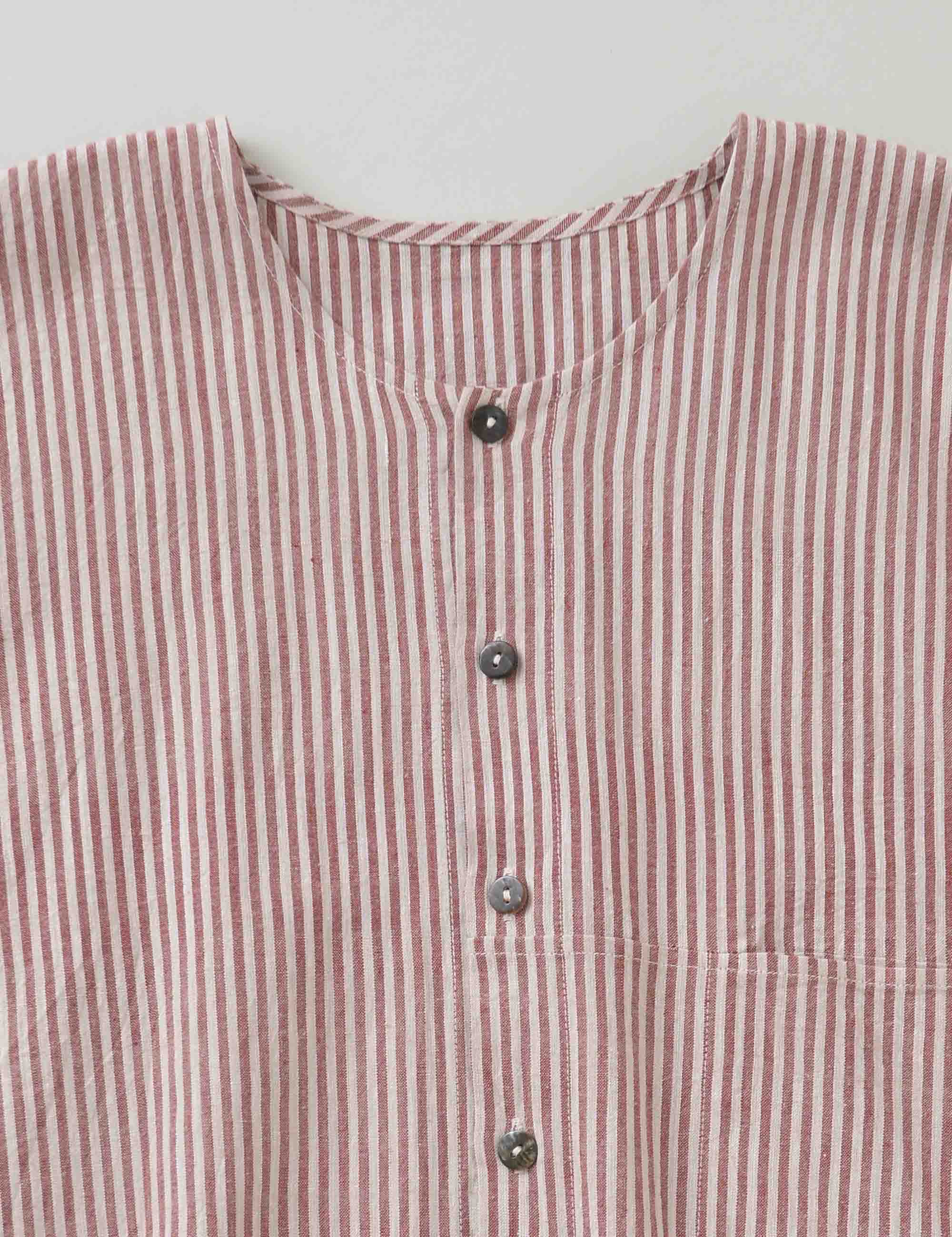 カーディストライプのレディスブラウス / ババグーリ | ヨーガン