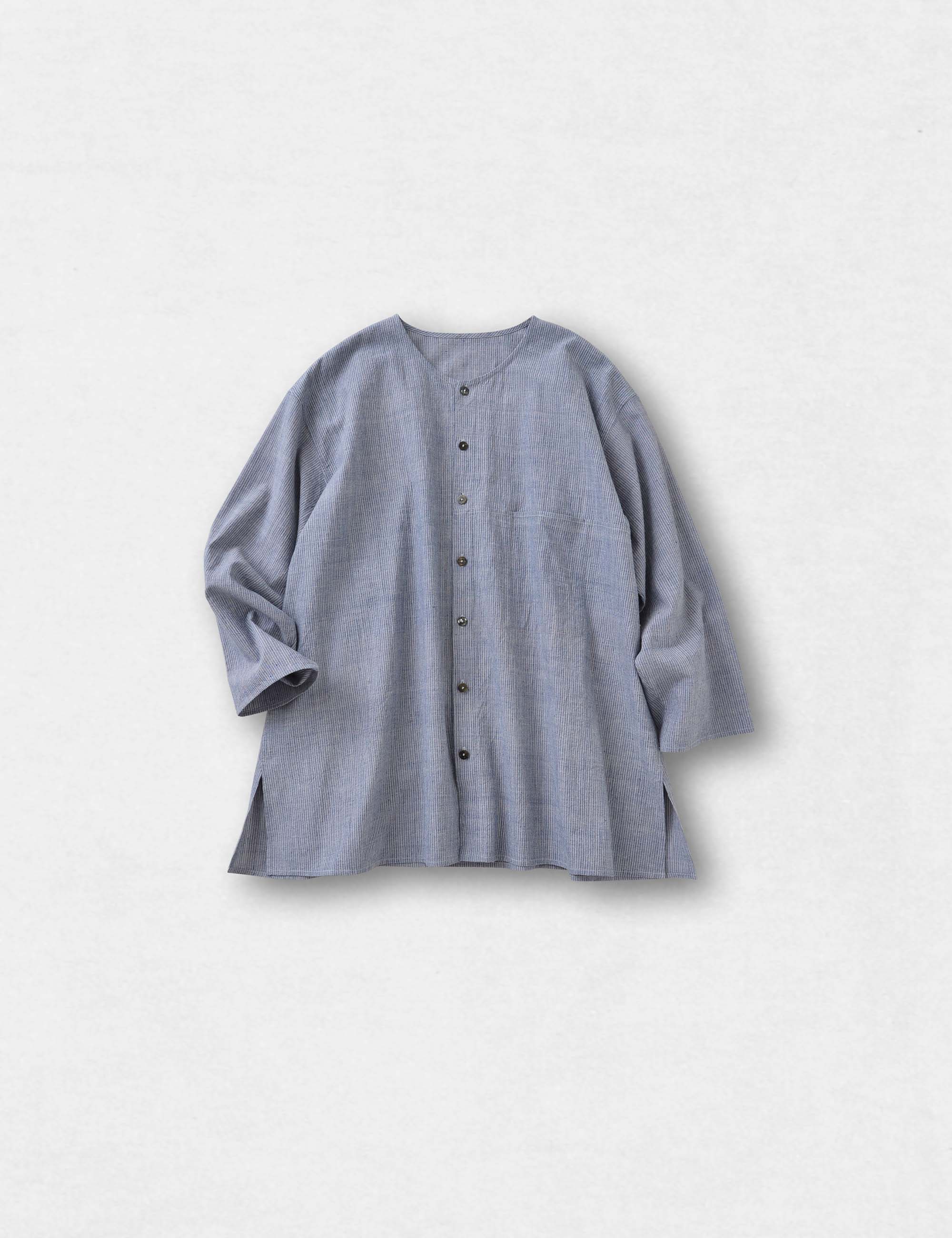 カーディストライプのレディスブラウス / ババグーリ | ヨーガン