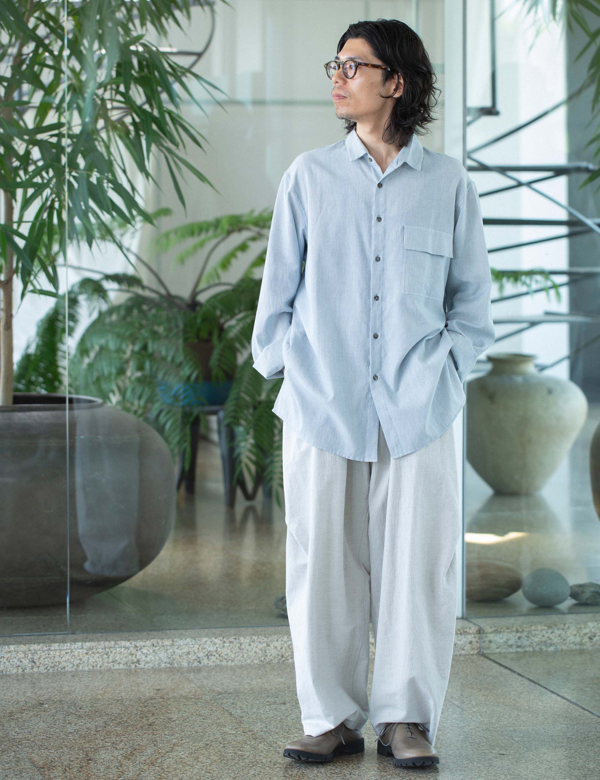 パキスタンコットンのメンズシャツ / ババグーリ | ヨーガンレール