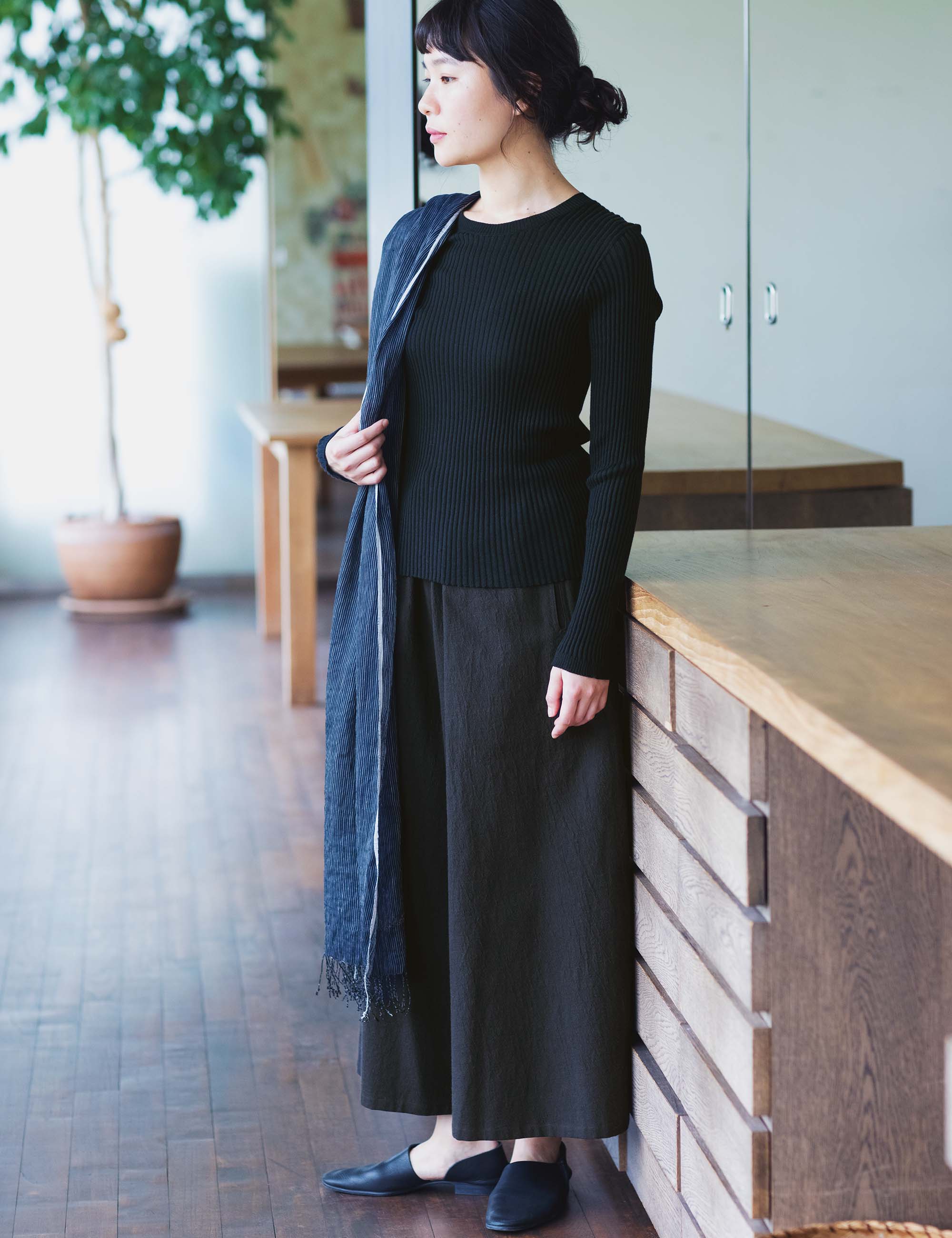 【ゆごまる様】ヨーガンレール ババグーリ コットンリネン イージーパンツ ヨーガンレール パンツ 麻 綿 Mサイズ jurgen lehl ゆごまる様