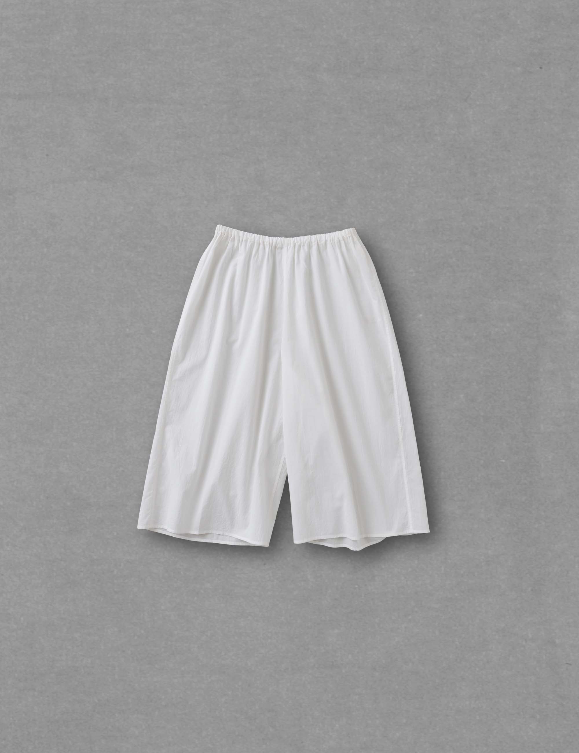 白コットンのレディスパンツ / ババグーリ | ヨーガンレール