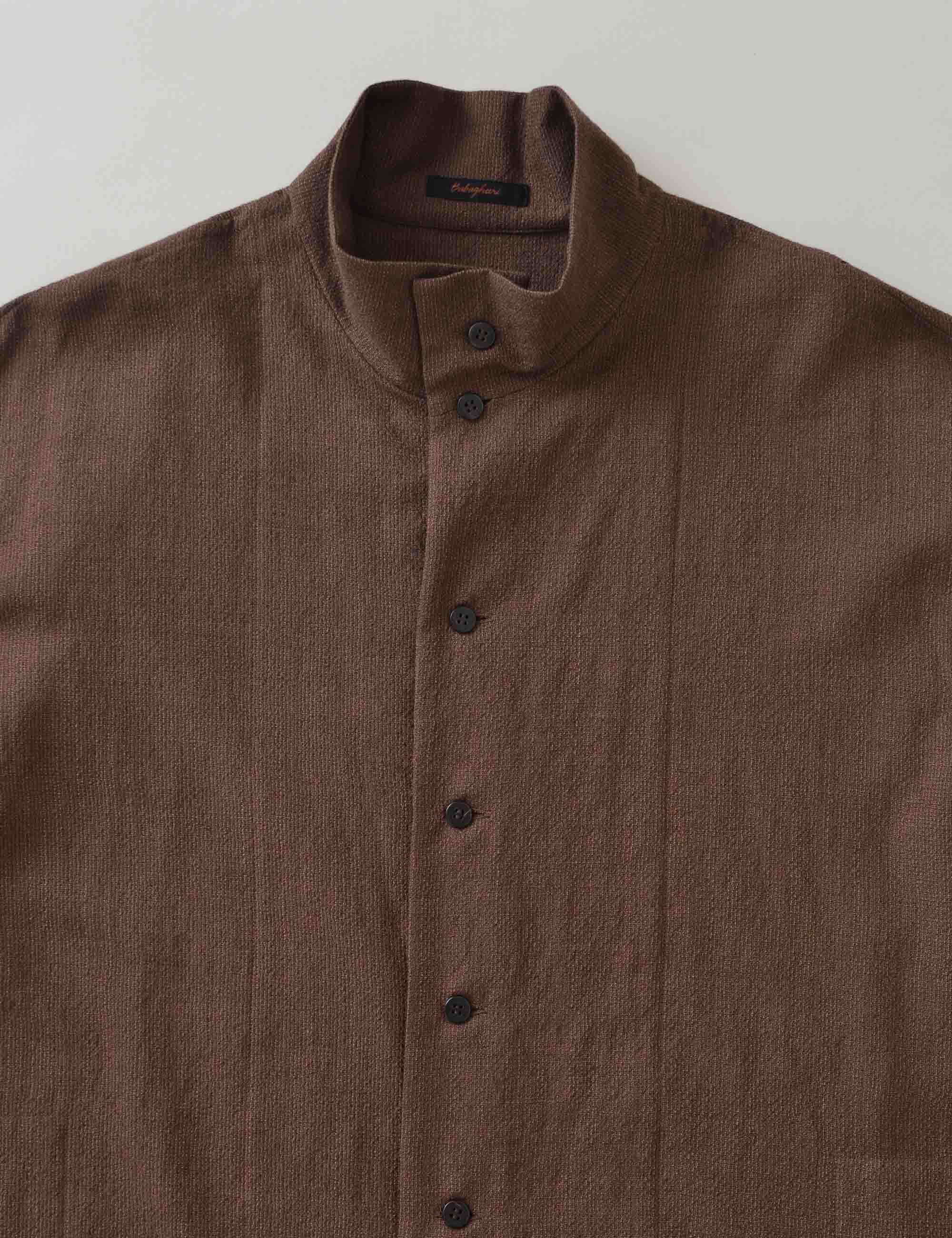 ウール平薄手のメンズシャツ / ババグーリ | ヨーガンレール