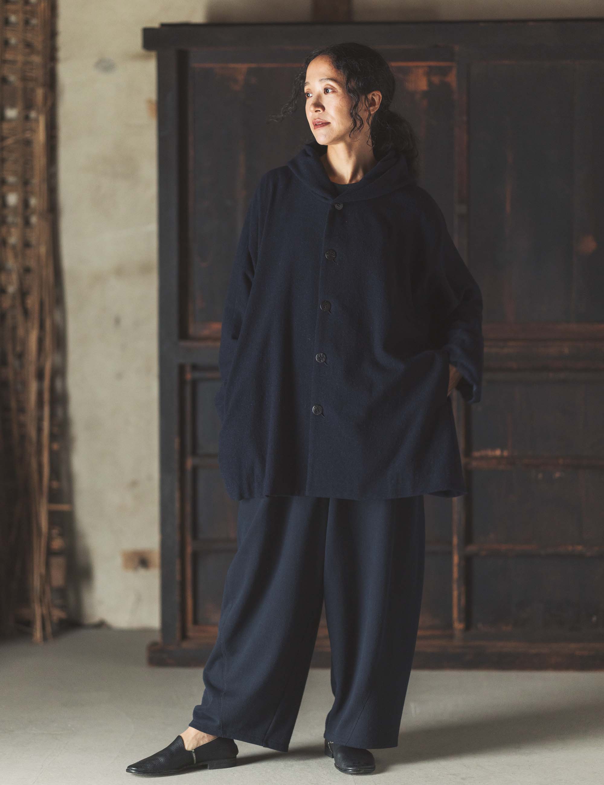 ムラ糸ウールタンブラーのレディスジャケット / ババグーリ | ヨーガン