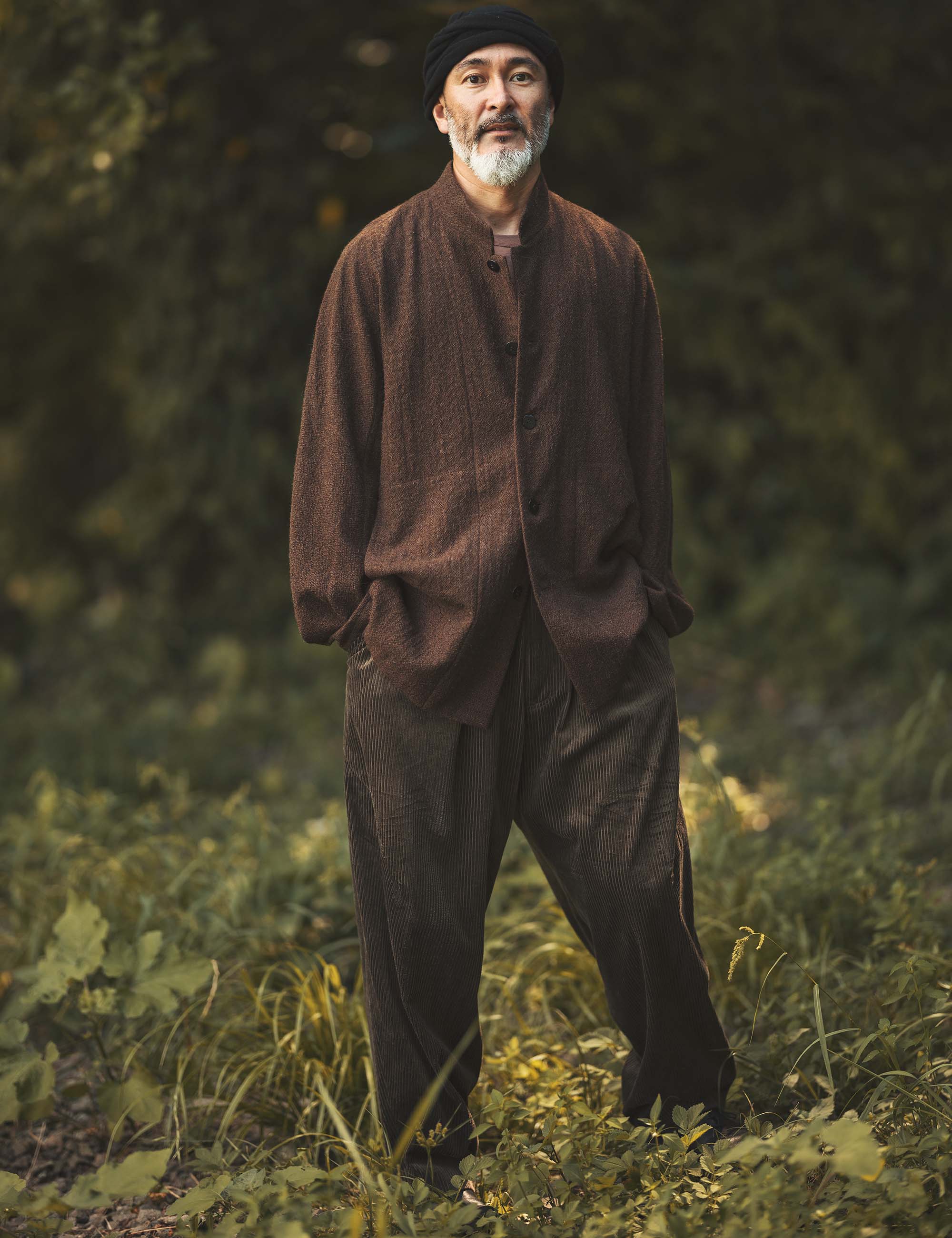 ヘンプコットンコーデュロイのメンズパンツ / ババグーリ