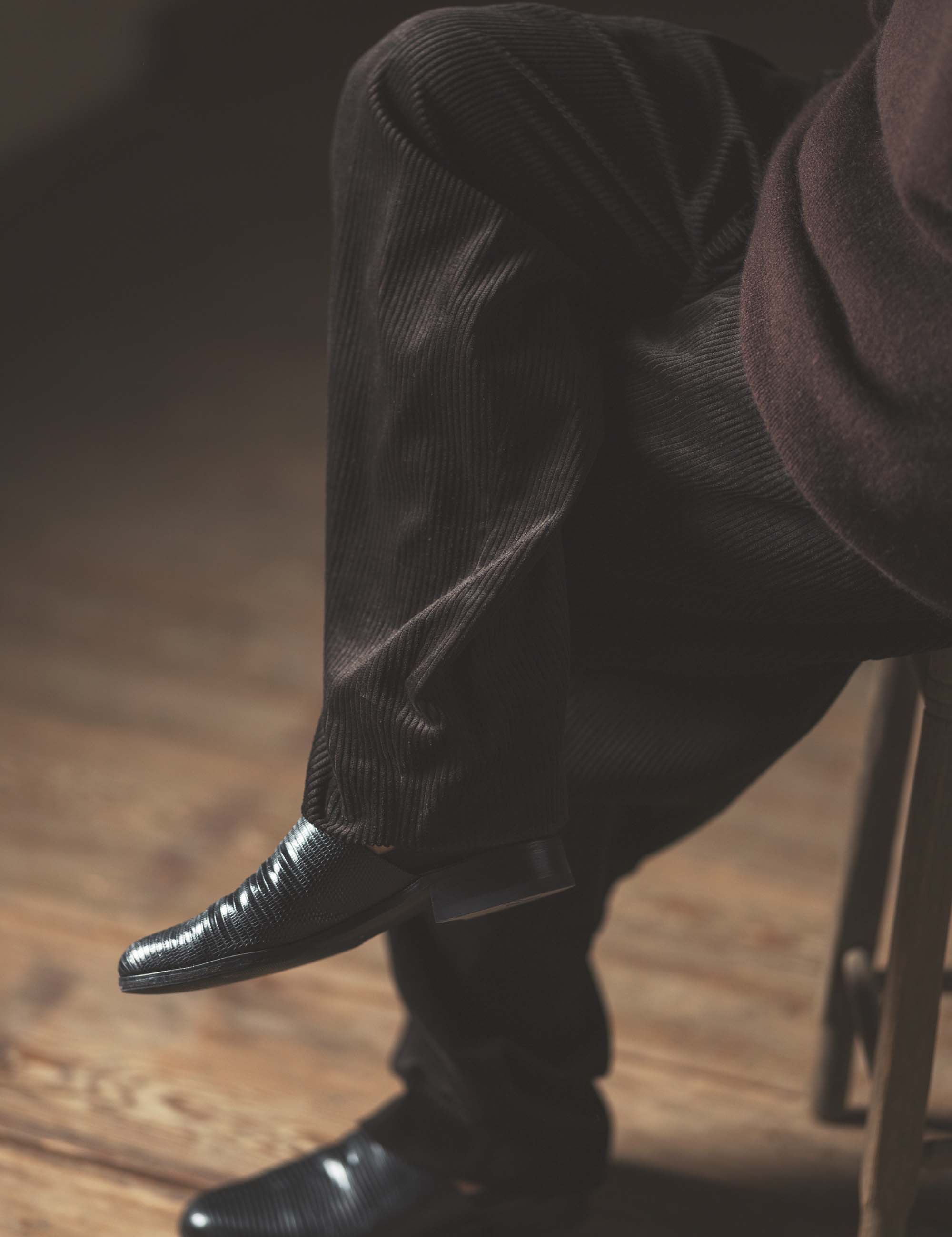 ヘンプコットンコーデュロイのメンズパンツ / ババグーリ