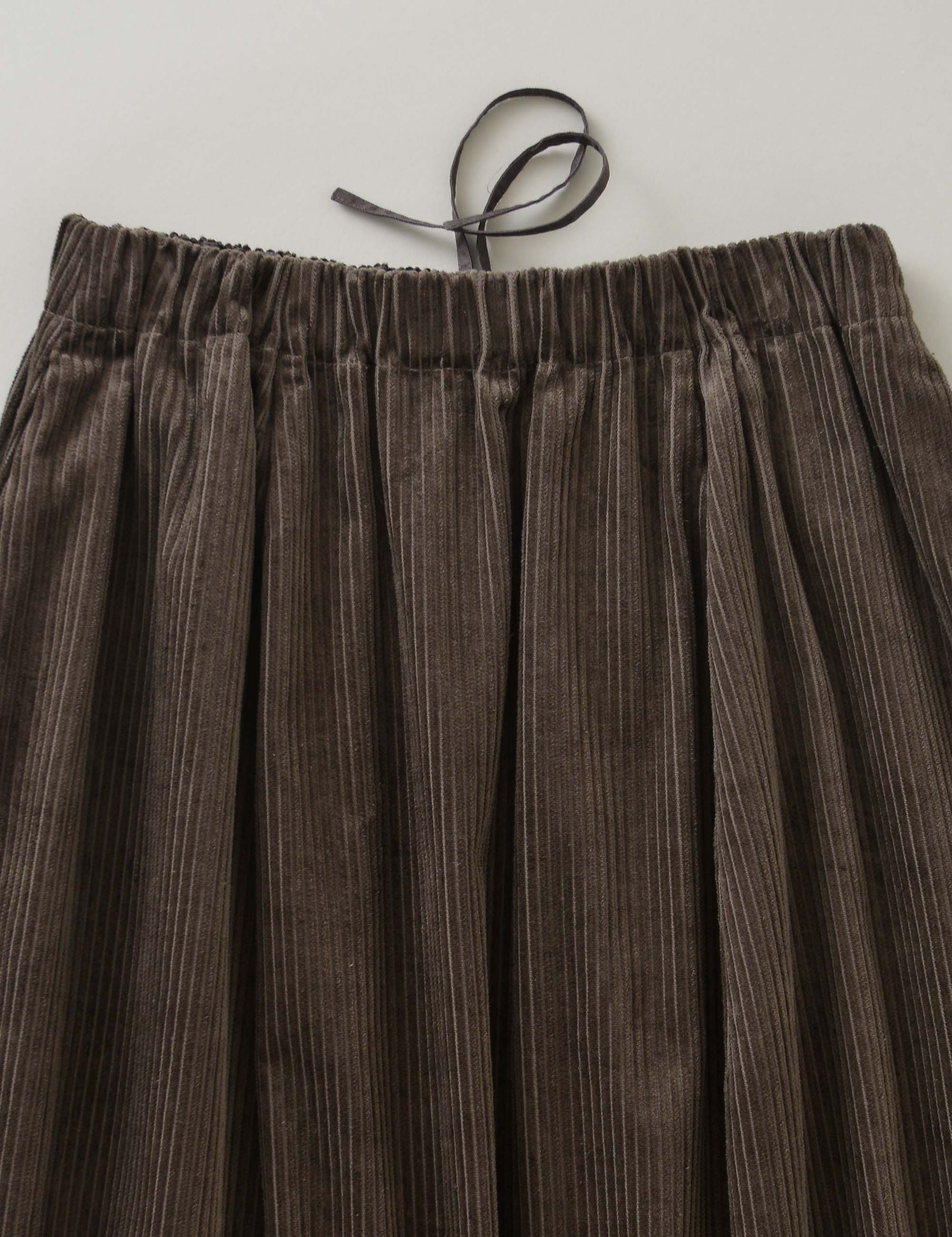 ヘンプコットンコーデュロイのスカート / ババグーリ | ヨーガンレール