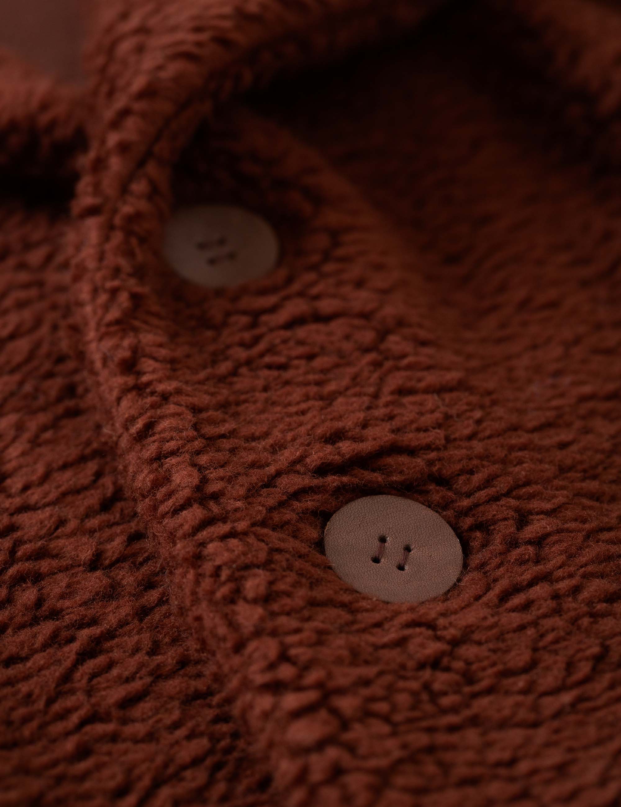 美品 Jurgen Lehl (ババグーリ) 柿渋染めコートMsize ヨーガンレール ババグーリJURGEN LEHL Babaghuri ウールボタンラップ