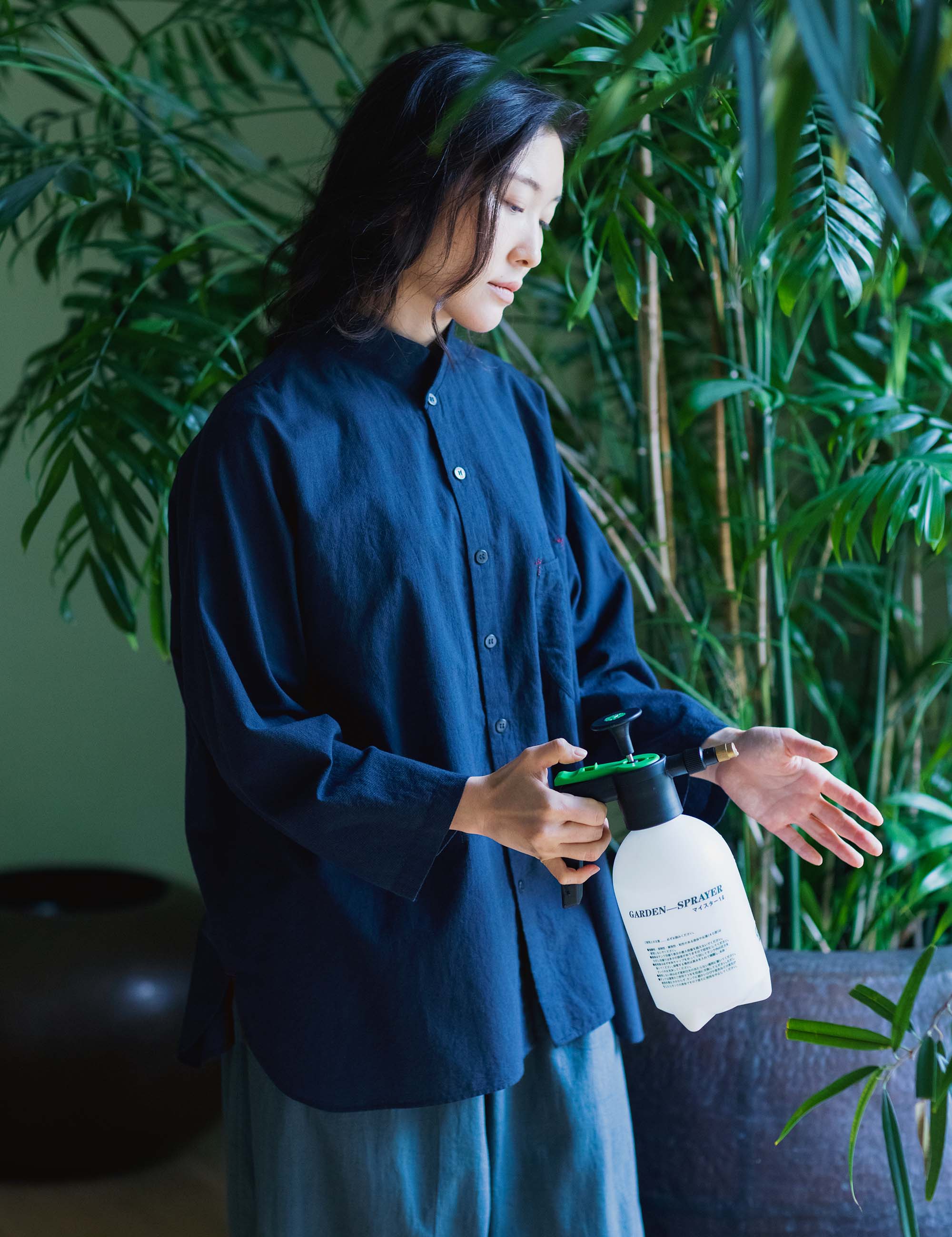 ババグーリ☆23年春☆ミルコットンカーディ高密度ブラウスJK☆手洗い可☆美品です ババグーリ☆23年春☆ミルコットンカーディ高密度ブラウスJK☆手洗い可