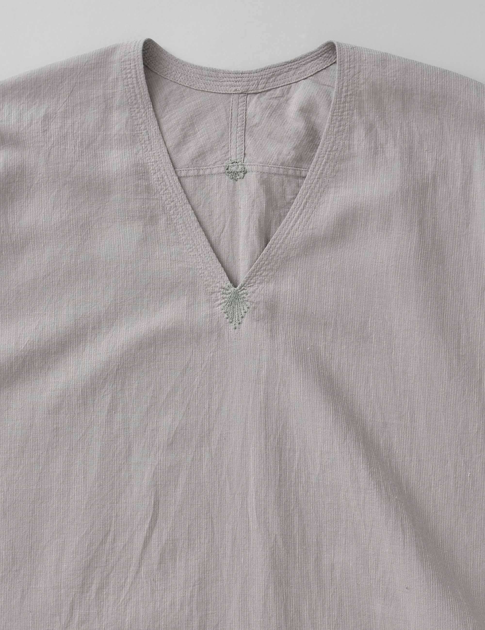 ヨーガンレール　ババグーリ　ミルコットンカーディ薄手　チュニック ミルコットンカーディのチュニック / ババグーリ | ヨーガンレール