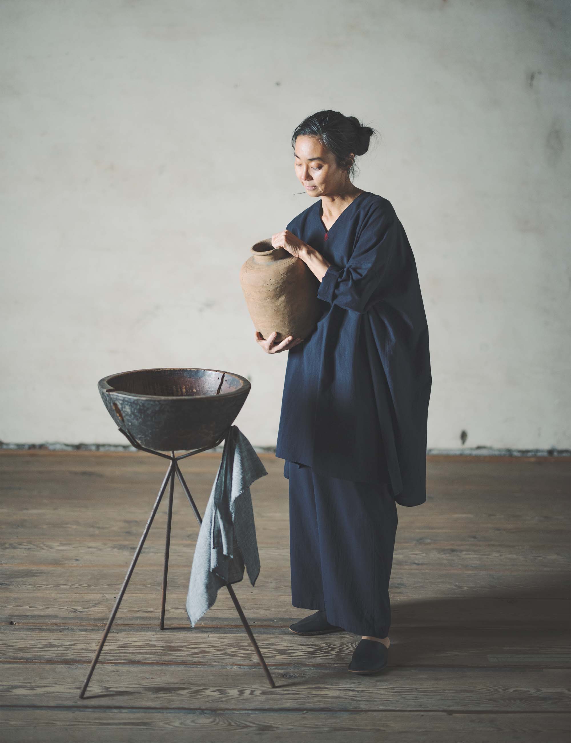 ミルコットンカーディのチュニック / ババグーリ | ヨーガンレール