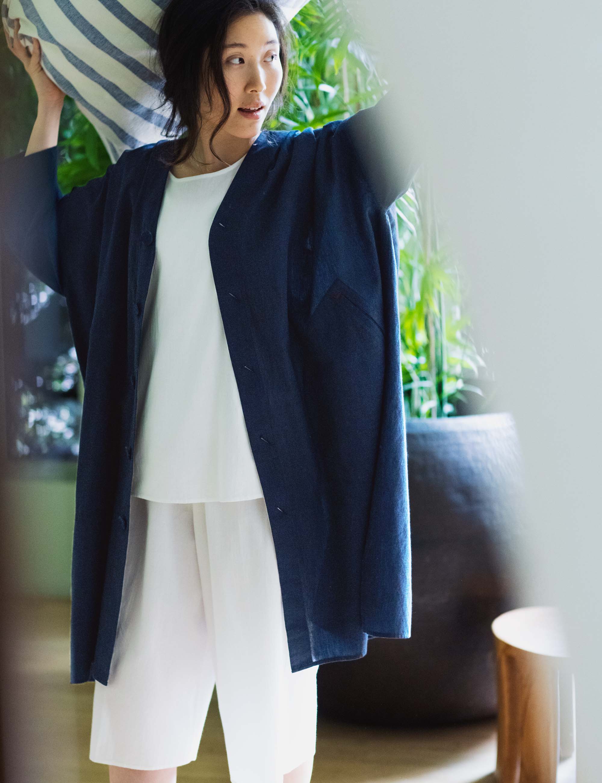 ミルコットンカーディのレディスジャケット / ババグーリ | ヨーガン